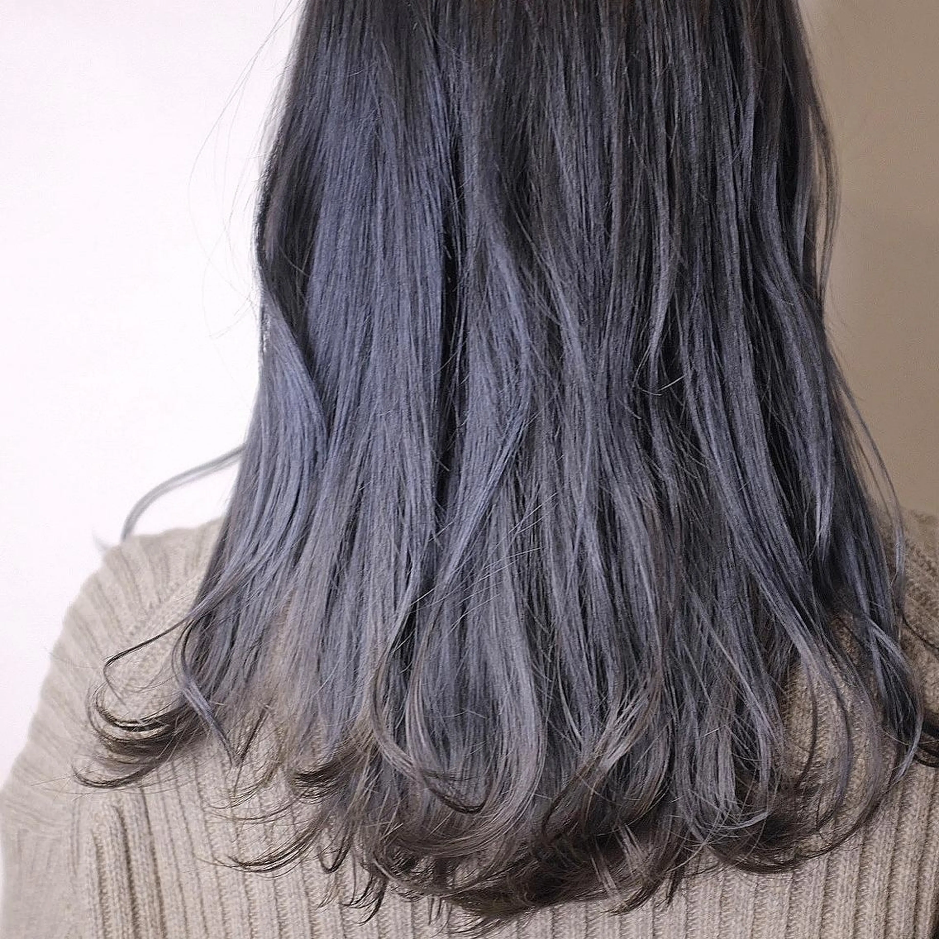 セミロング カット ヘアカラー 【縮毛矯正・艶髪】 髪質改善　橋本🌟のヘアスタイル