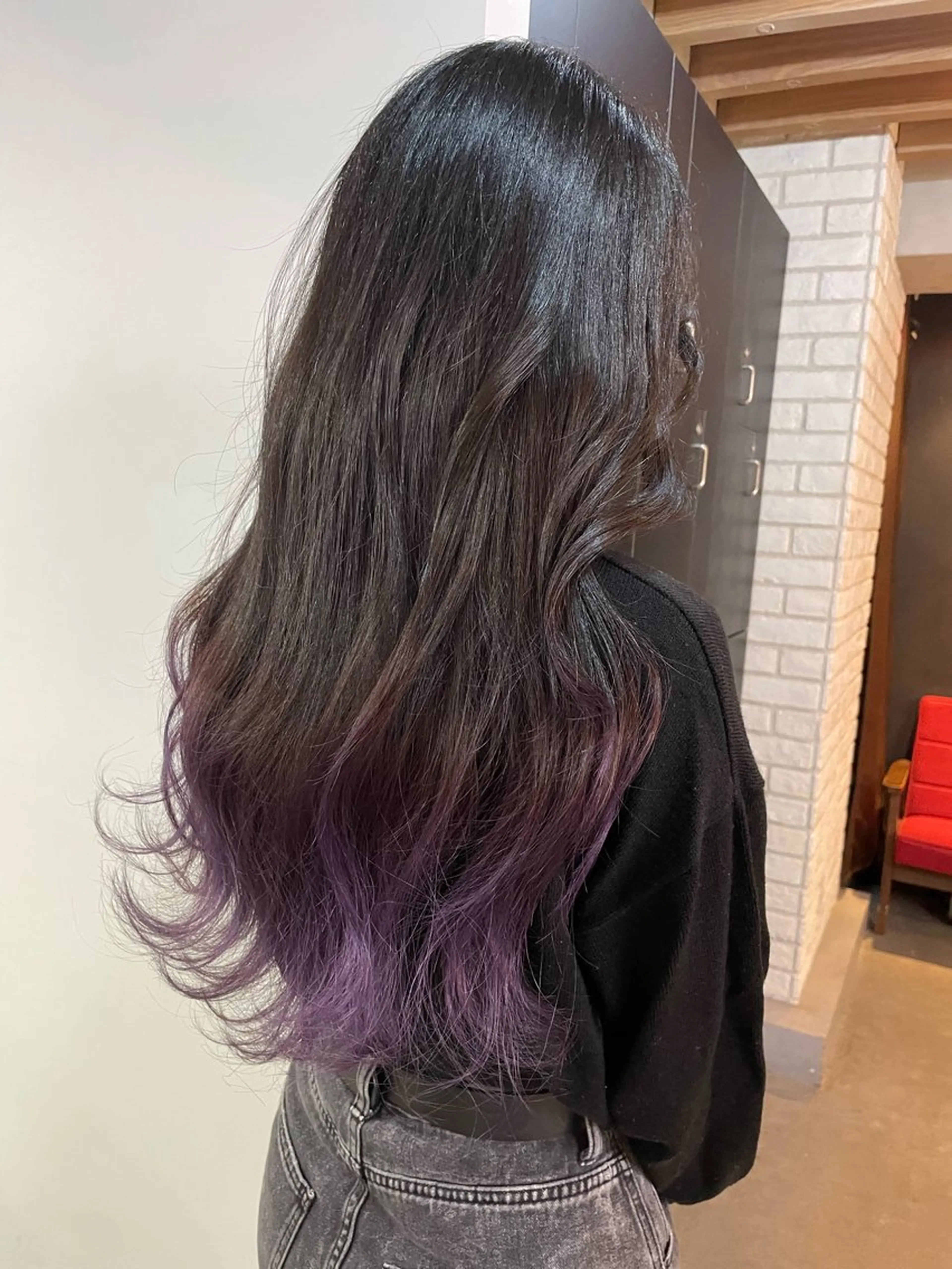 ロング ヘアカラー 横山 奈央のヘアスタイル