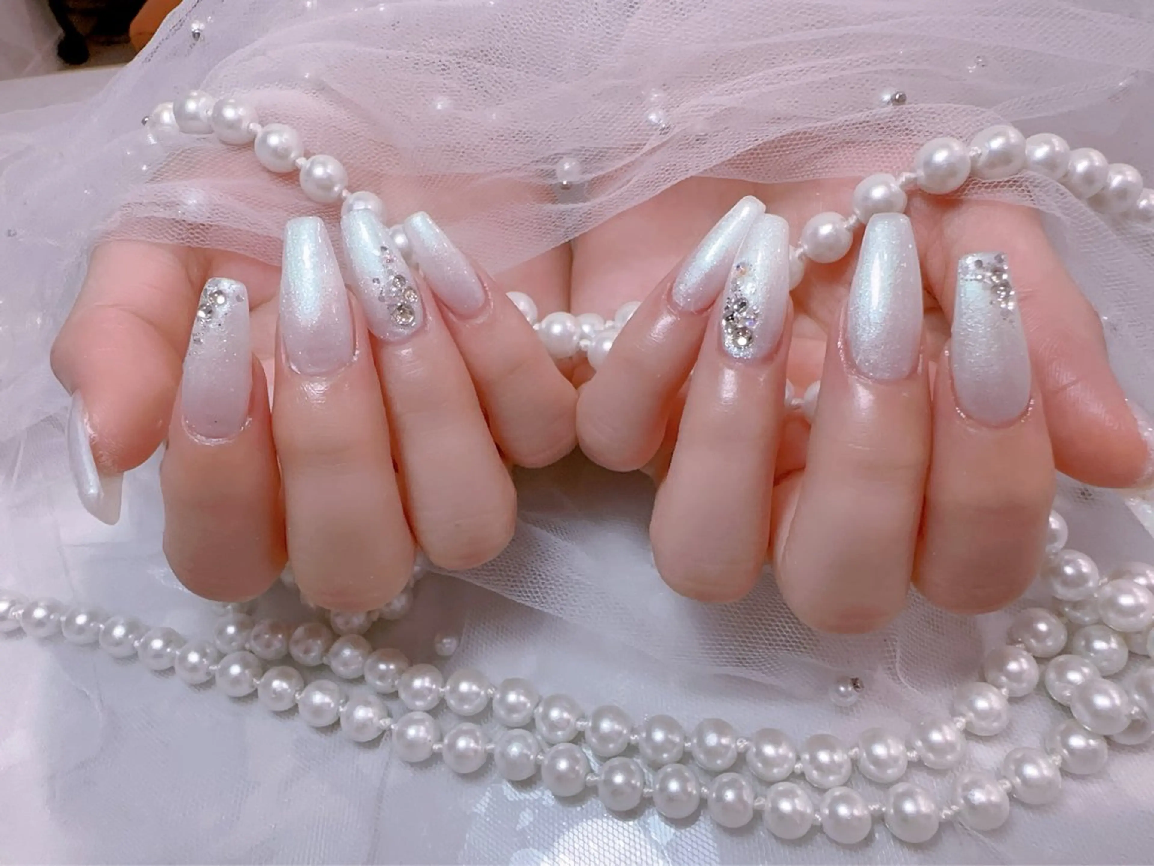 ネイル 長さ出し シンプルネイル ネイルチップ You&Me Miyuのネイルデザイン