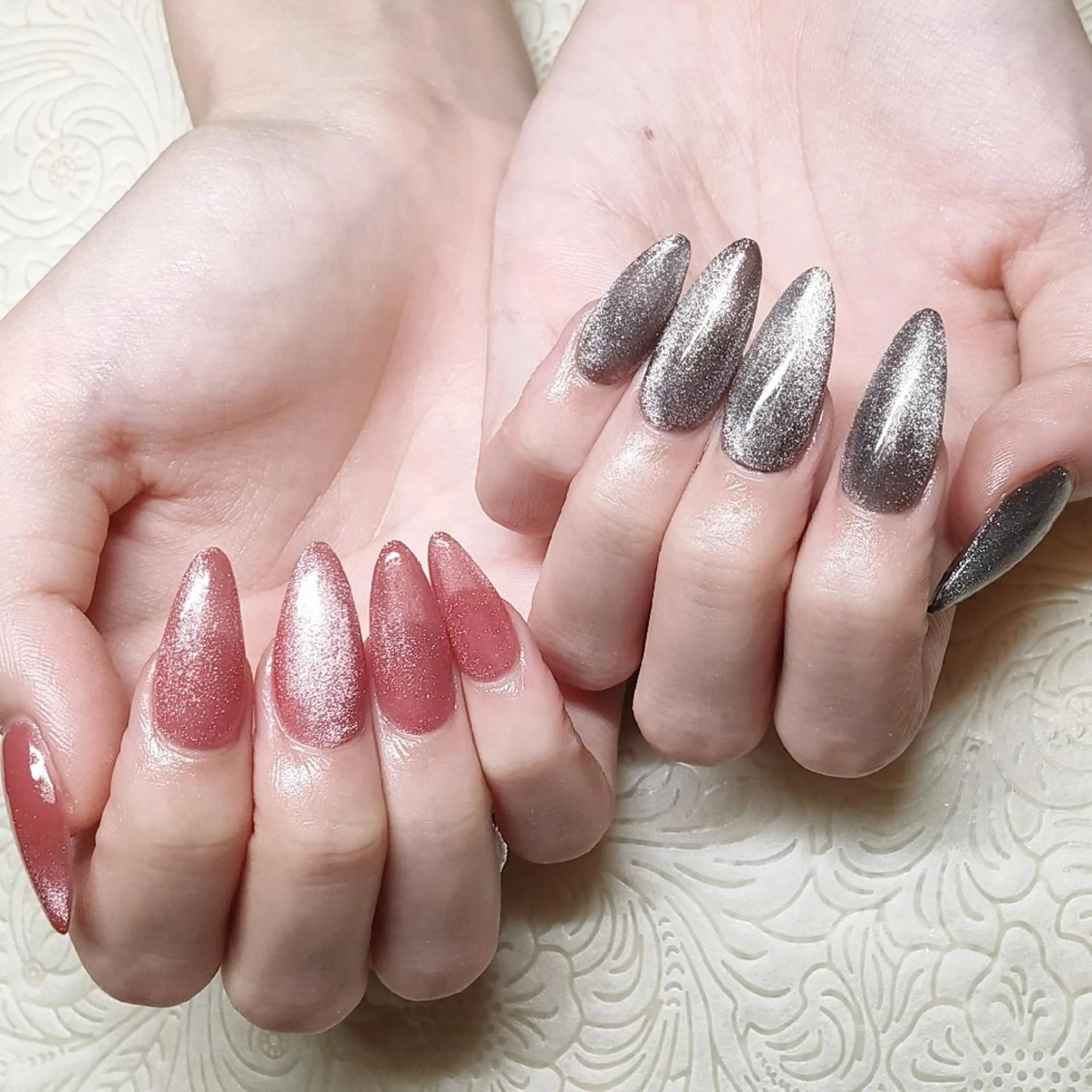 ネイル マグネットネイル ハンドネイル private nailsalonのネイルデザイン