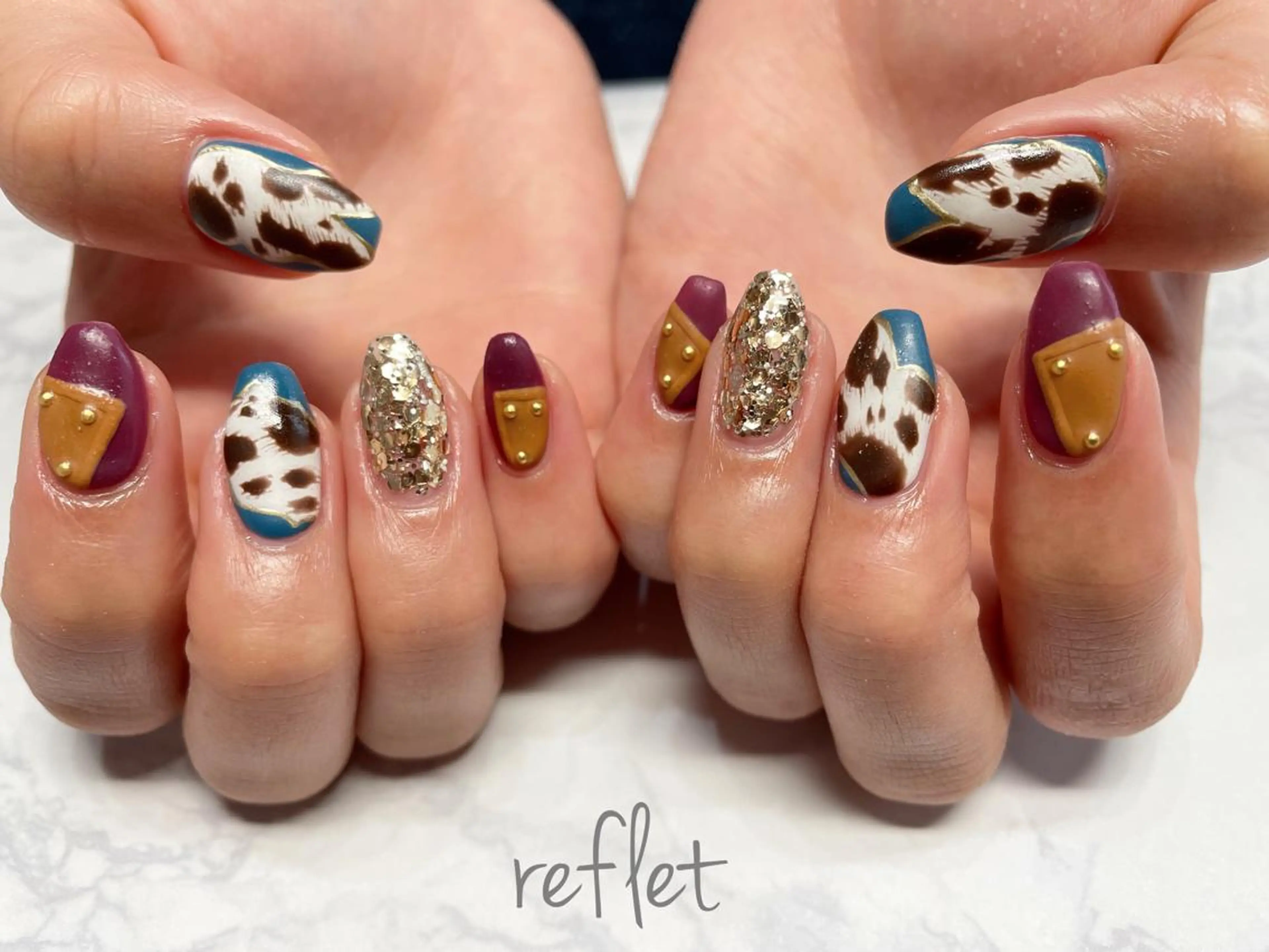 ネイル ハンドネイル reflet nailのネイルデザイン