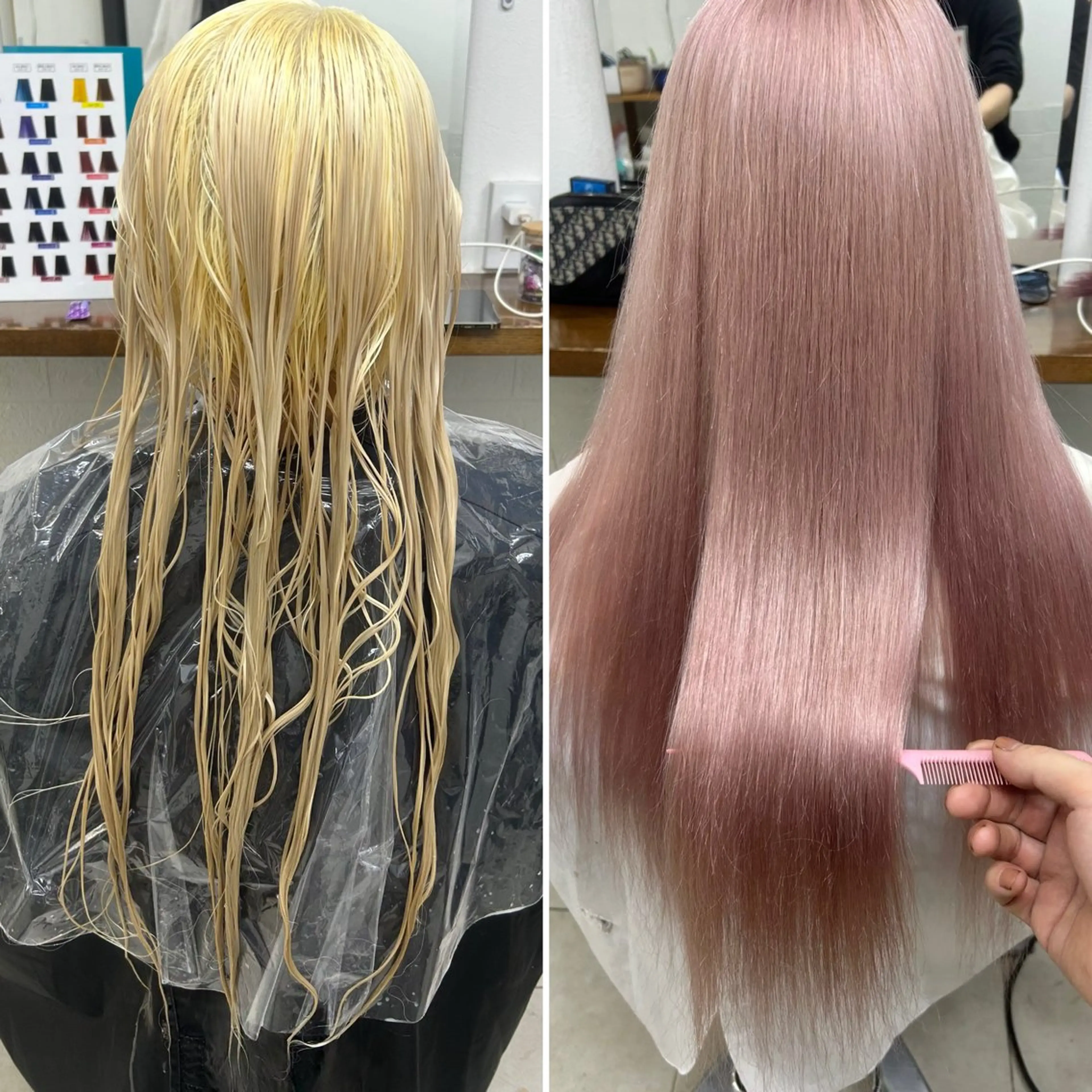 カラー ダブルスキルエクステ /羽エクステ白石宇由のヘアスタイル