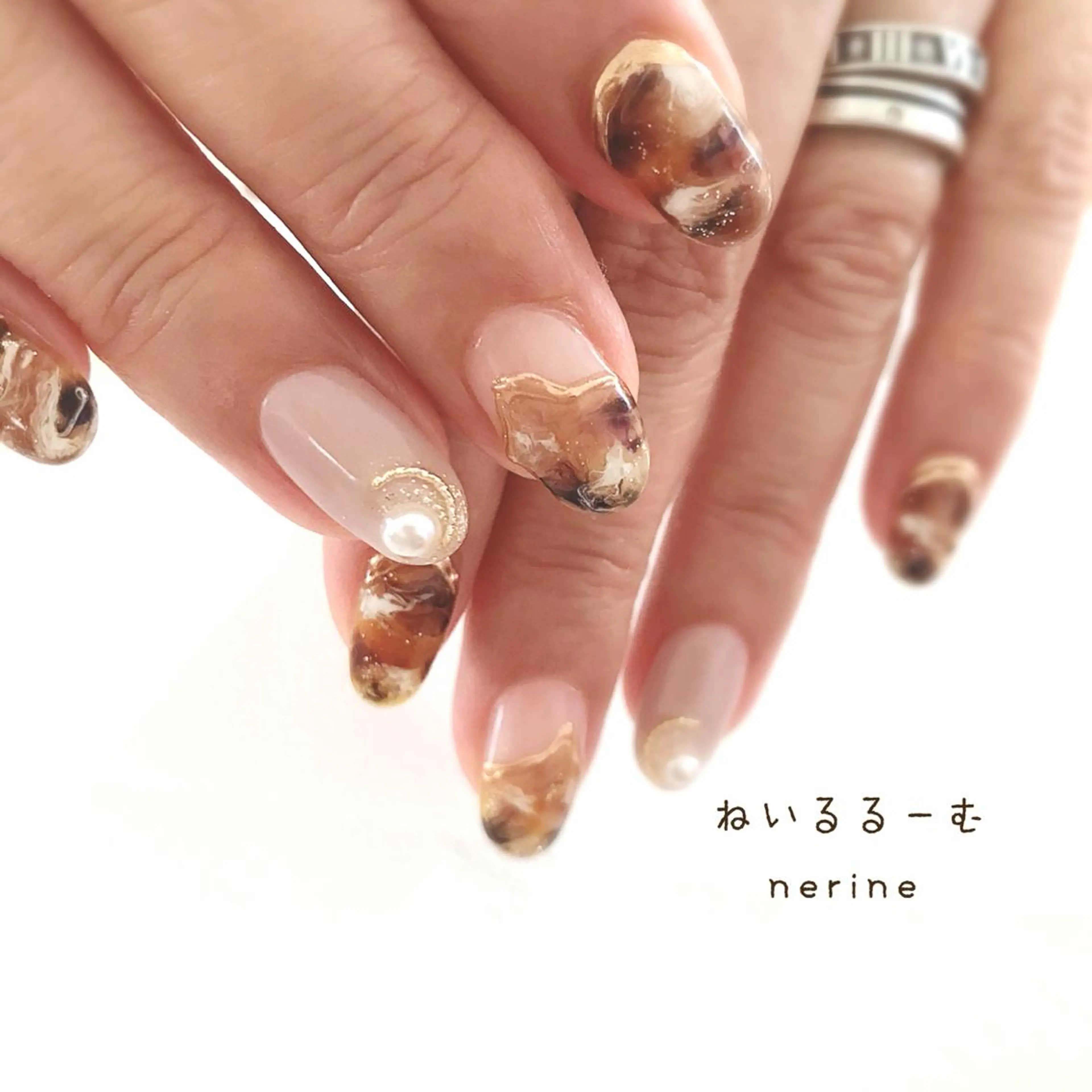 ネイル フットネイル ジェルネイル ニュアンスネイル シンプルネイル ストーンネイル NAILST Naomiのネイルデザイン