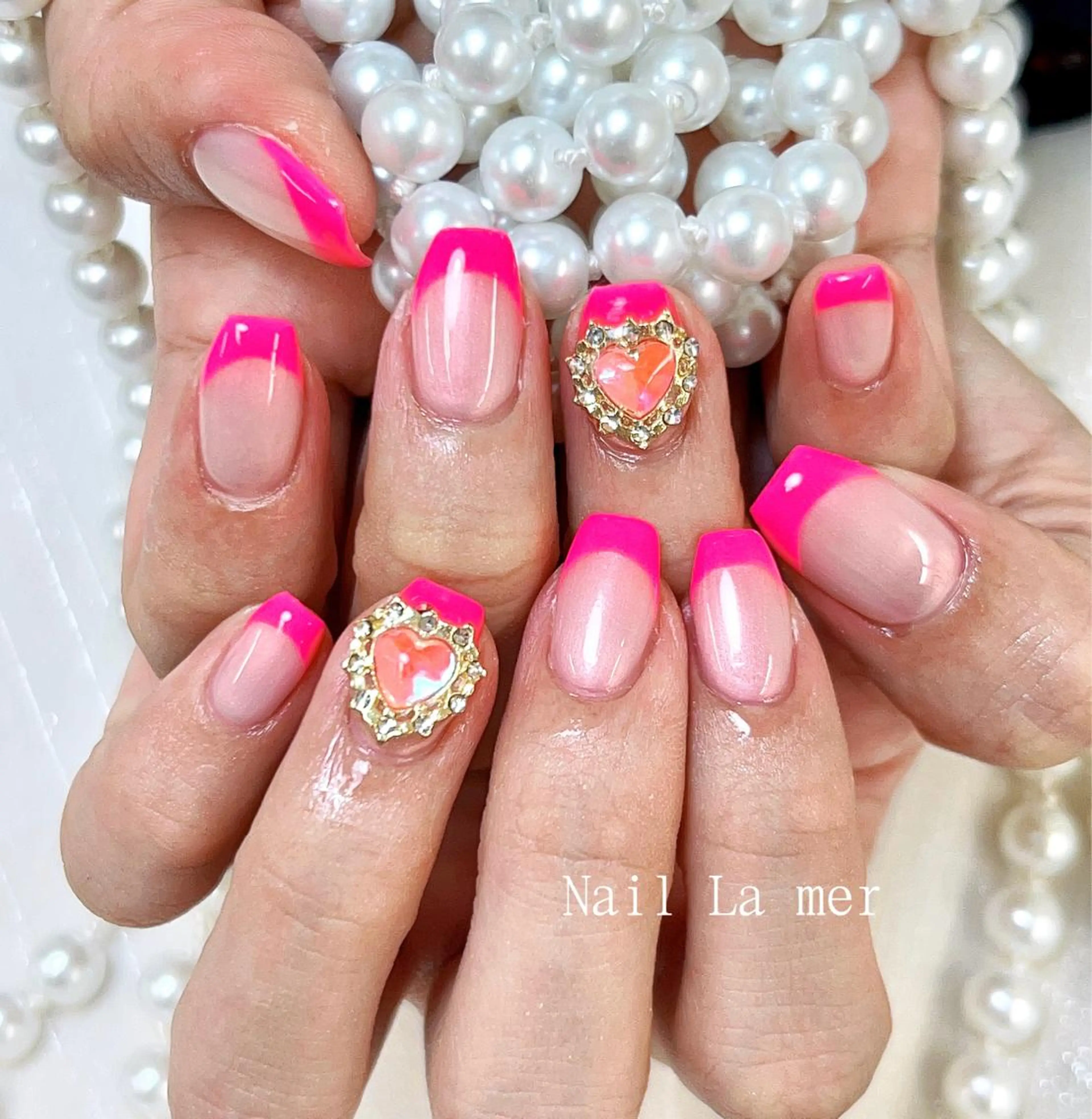 ネイル フレンチネイル La Merのネイルデザイン