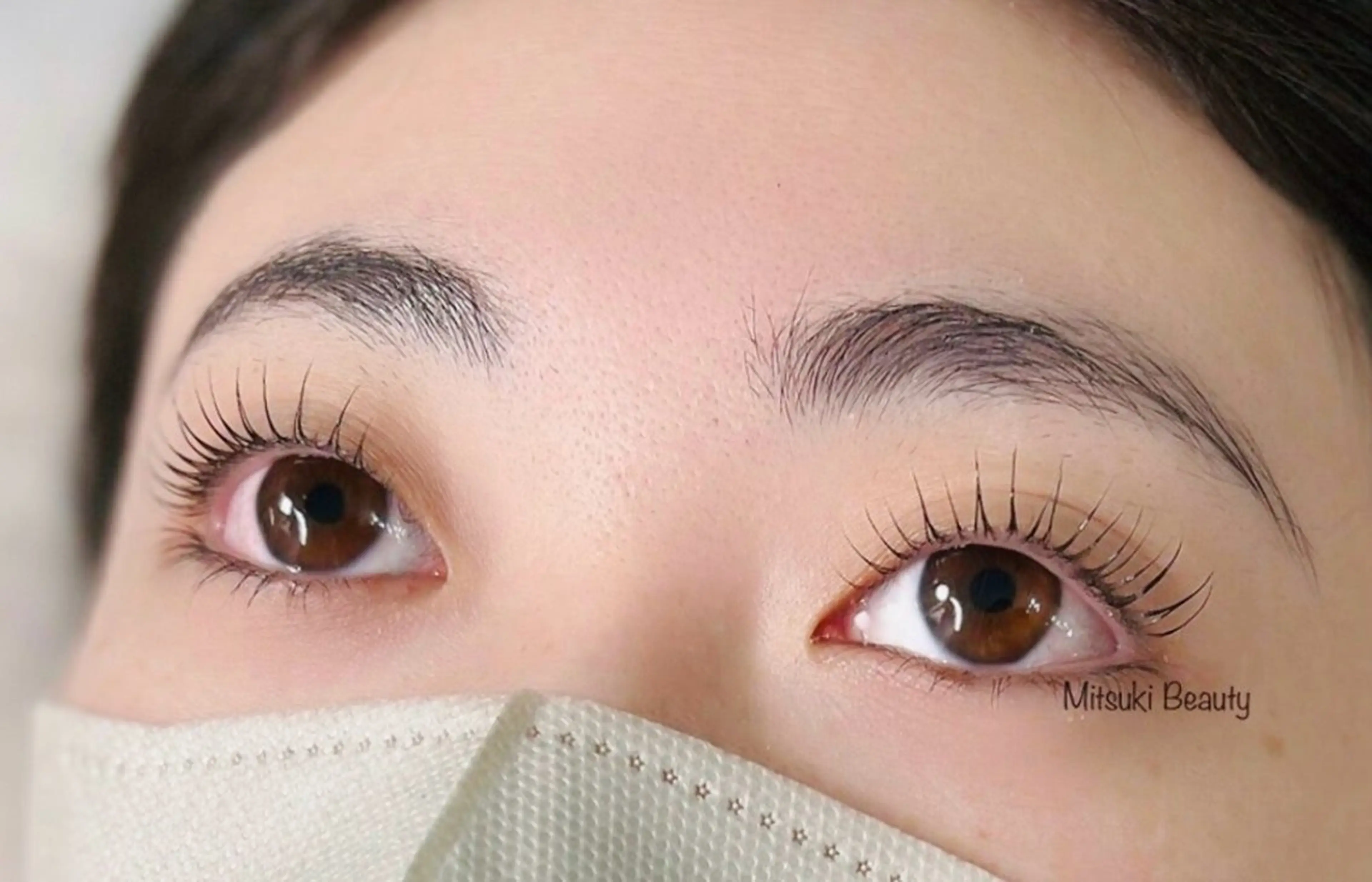 マツエク・マツパ 束感まつ毛 韓国風マツエク ナチュラル マツパ 銀座一丁目 ネイル・まつげのネイルデザイン