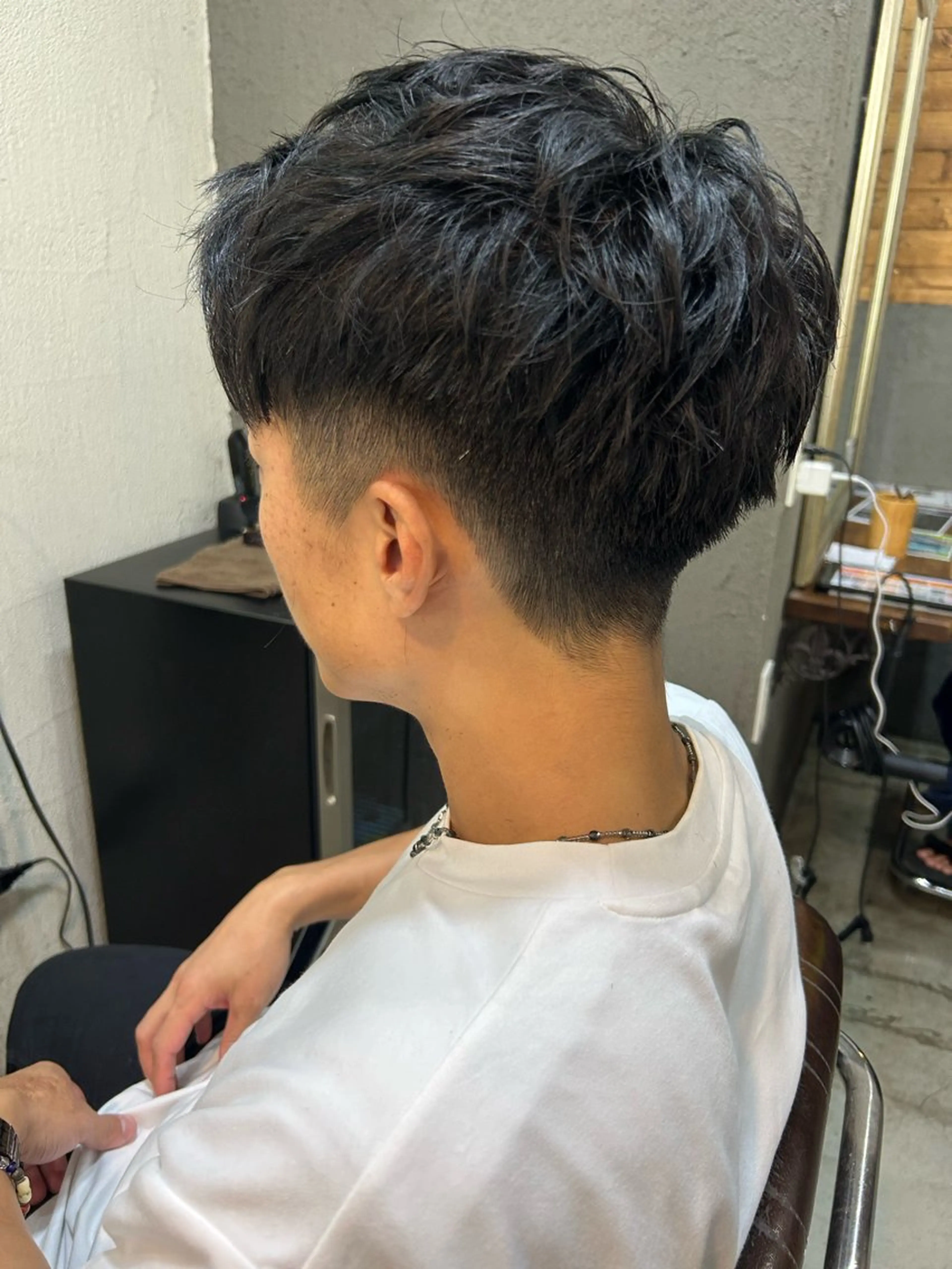 ショート メンズ 刈り上げ ショートヘア カット 桜田 修未のヘアスタイル