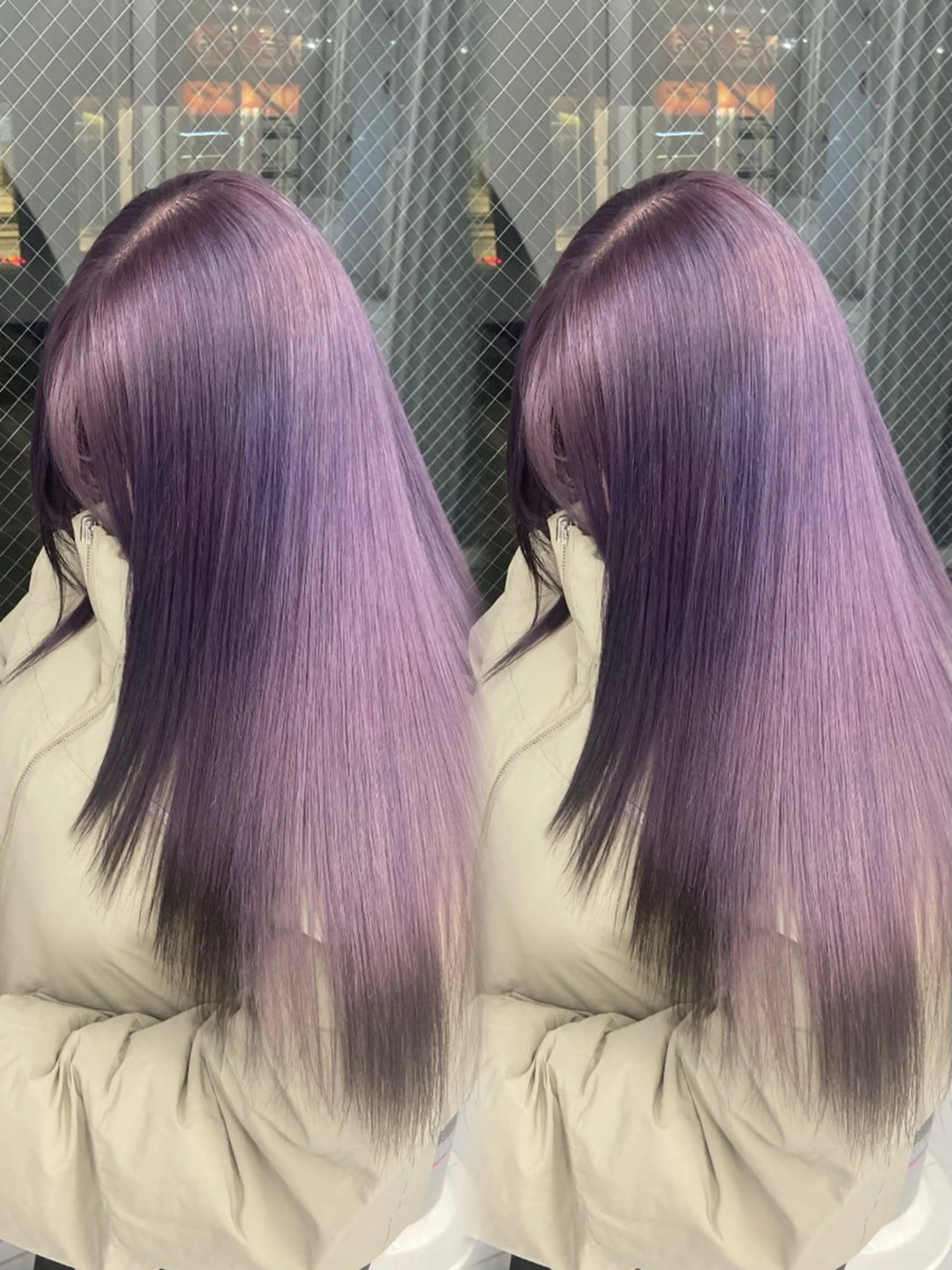 ロング ヘアカラー トリートメント girlyハイトーン /airi🍓🎀のヘアスタイル