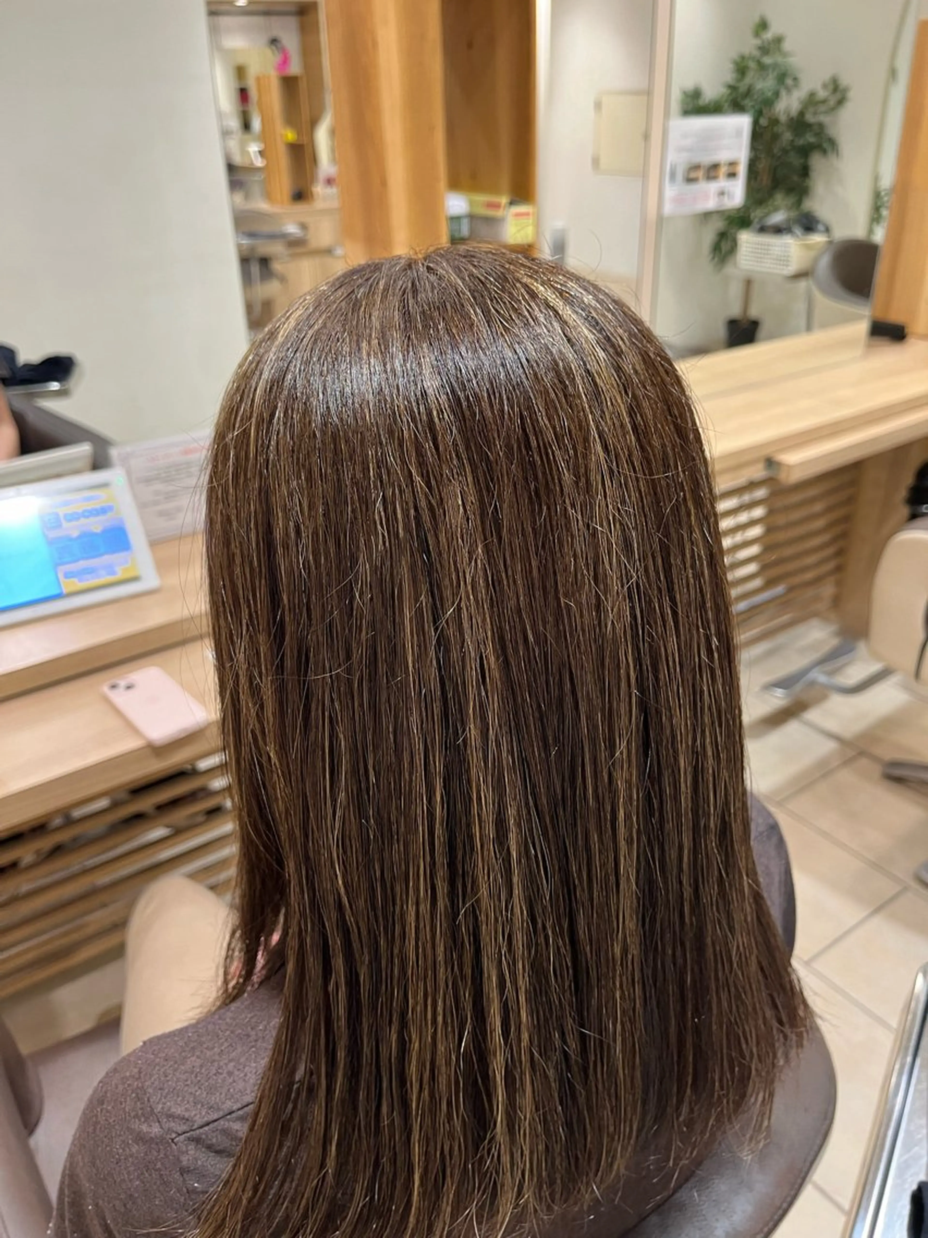 セミロング カラー PROGRESS ハセガワ‪ஐ‬⋆*のヘアスタイル