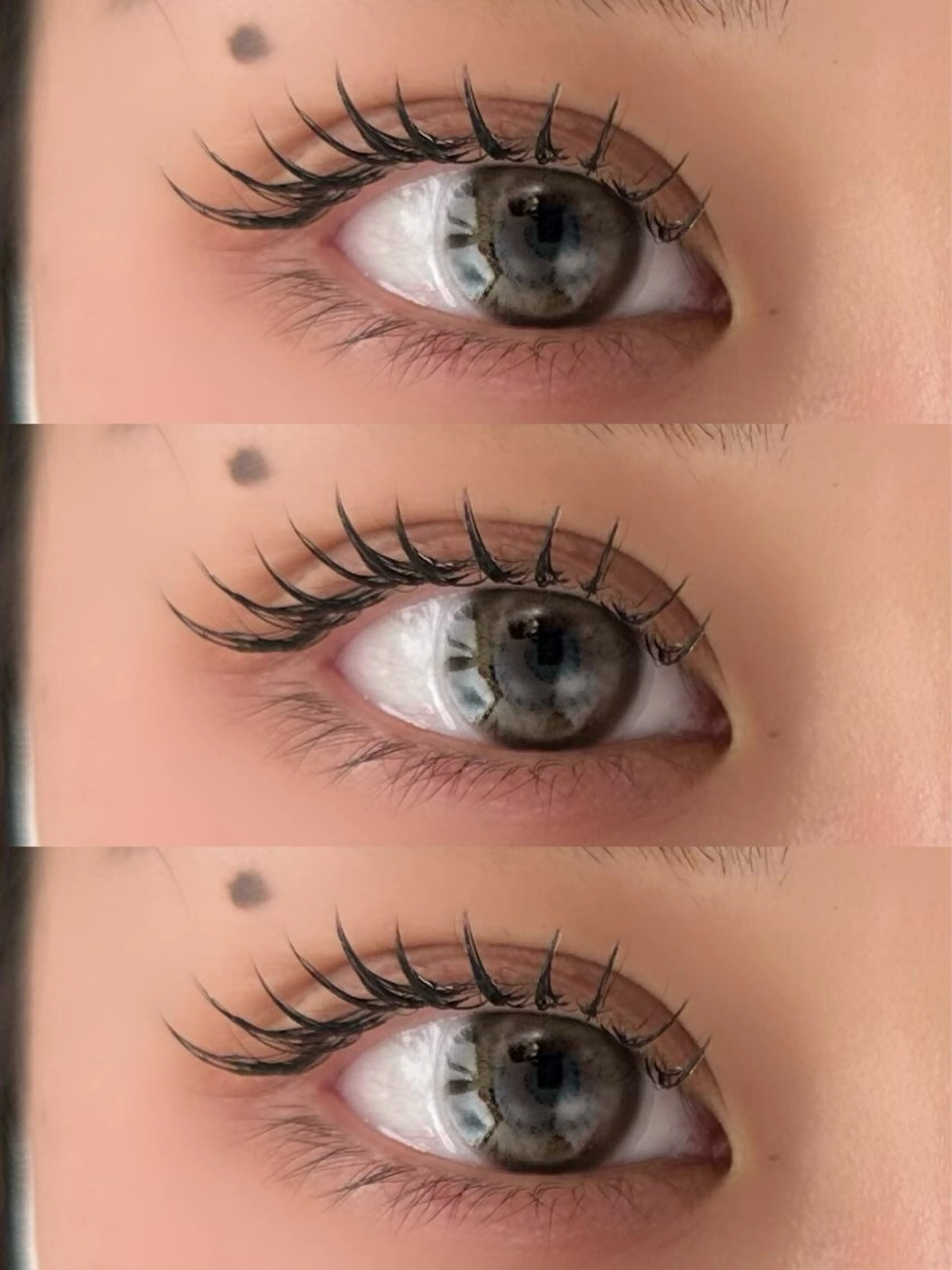 練習モデル🔰エクステ フラットラッシュ140本(最低保証100本)【オフ込み】の写真