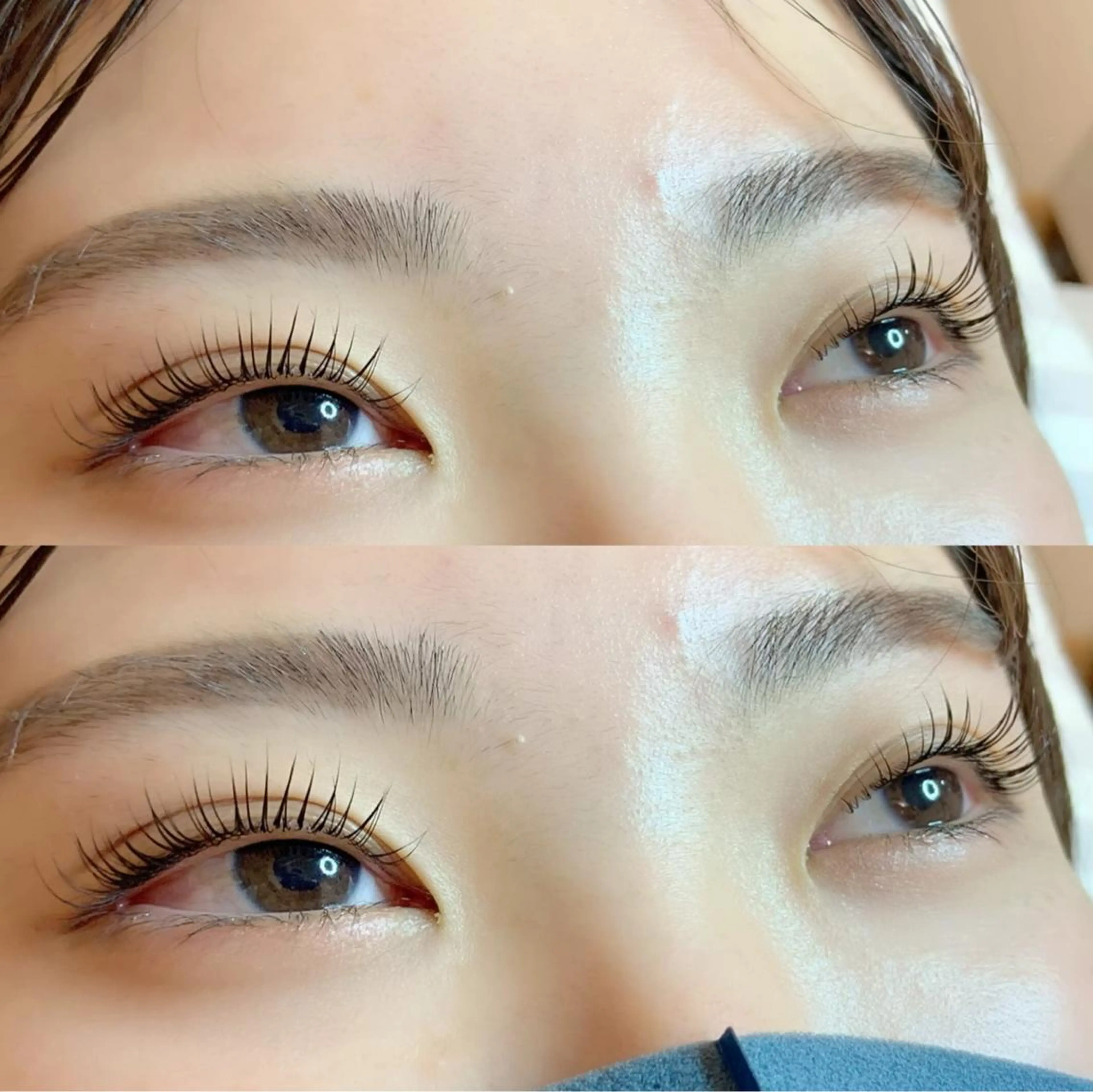 上まつ毛ラッシュリフト＋ケラチントリートメントの写真