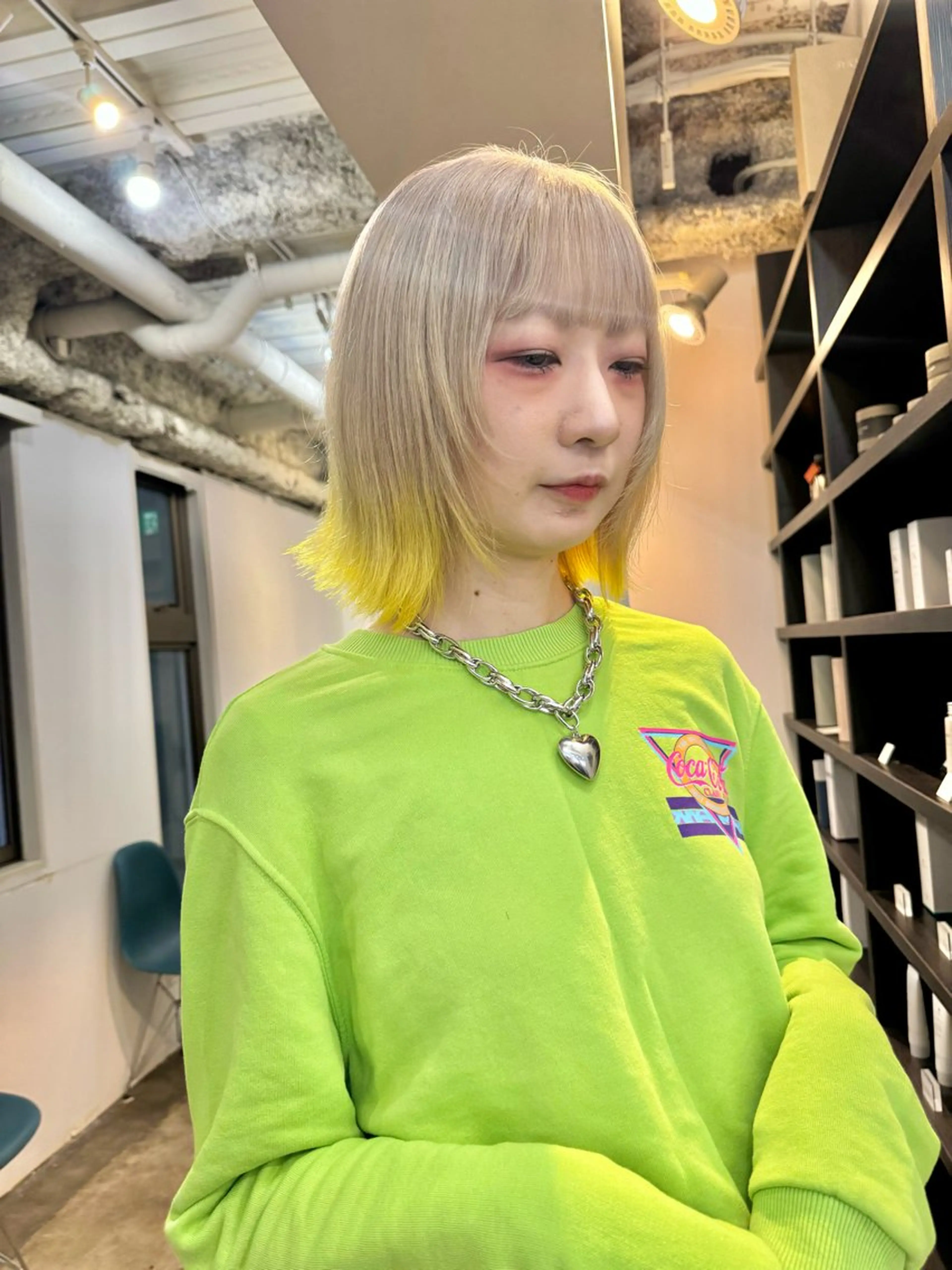 ミディアム カラー デザインカラー カット ヘアカラー トリートメント 🪽似合わせカラー RENA.🪽🩶のヘアスタイル