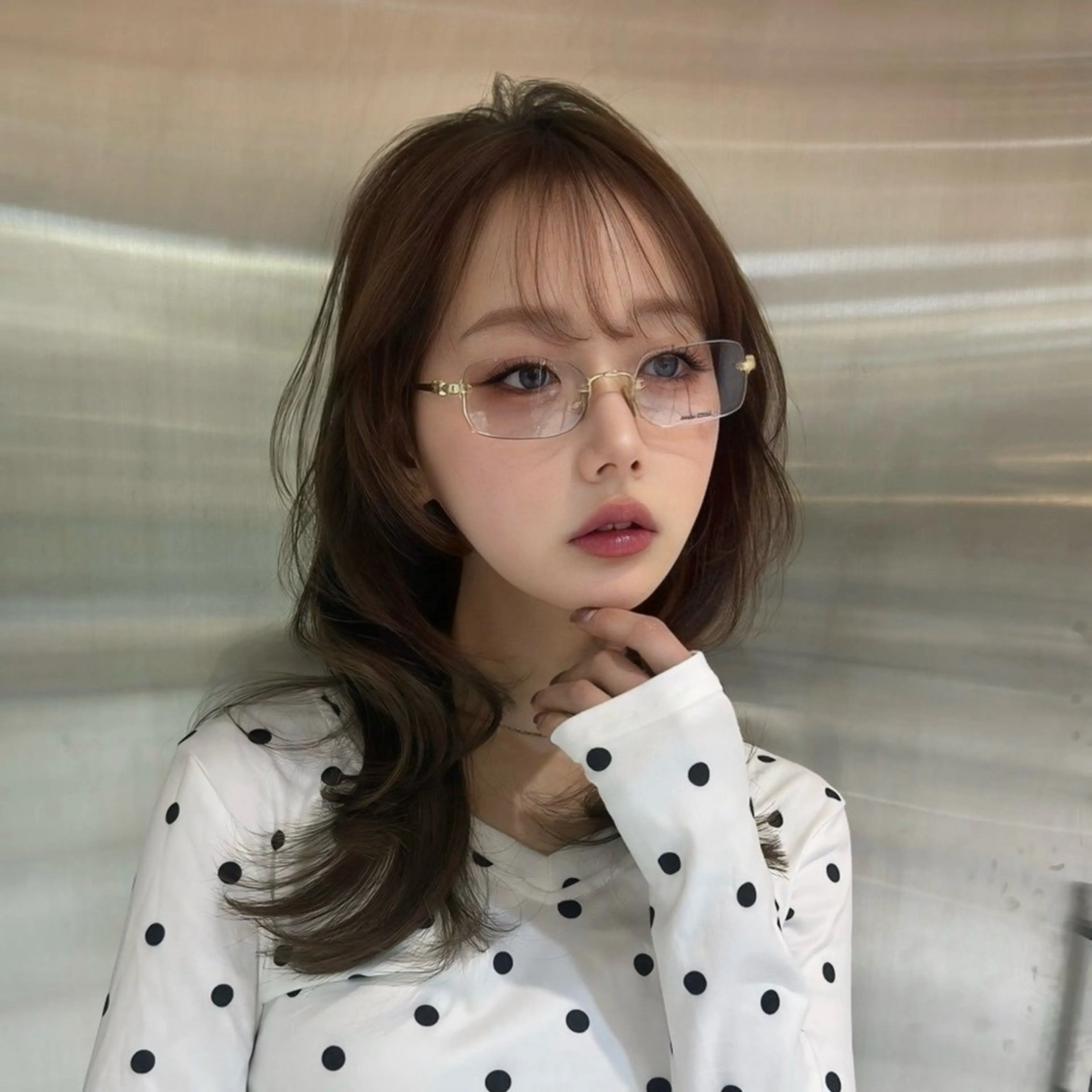 ロング カラー ヘアアレンジ 透明感カラー 韓国風ヘア レイヤーカット ワンホンヘア 韓国ボブ/髪質改善 /新宿/Rumiのヘアスタイル