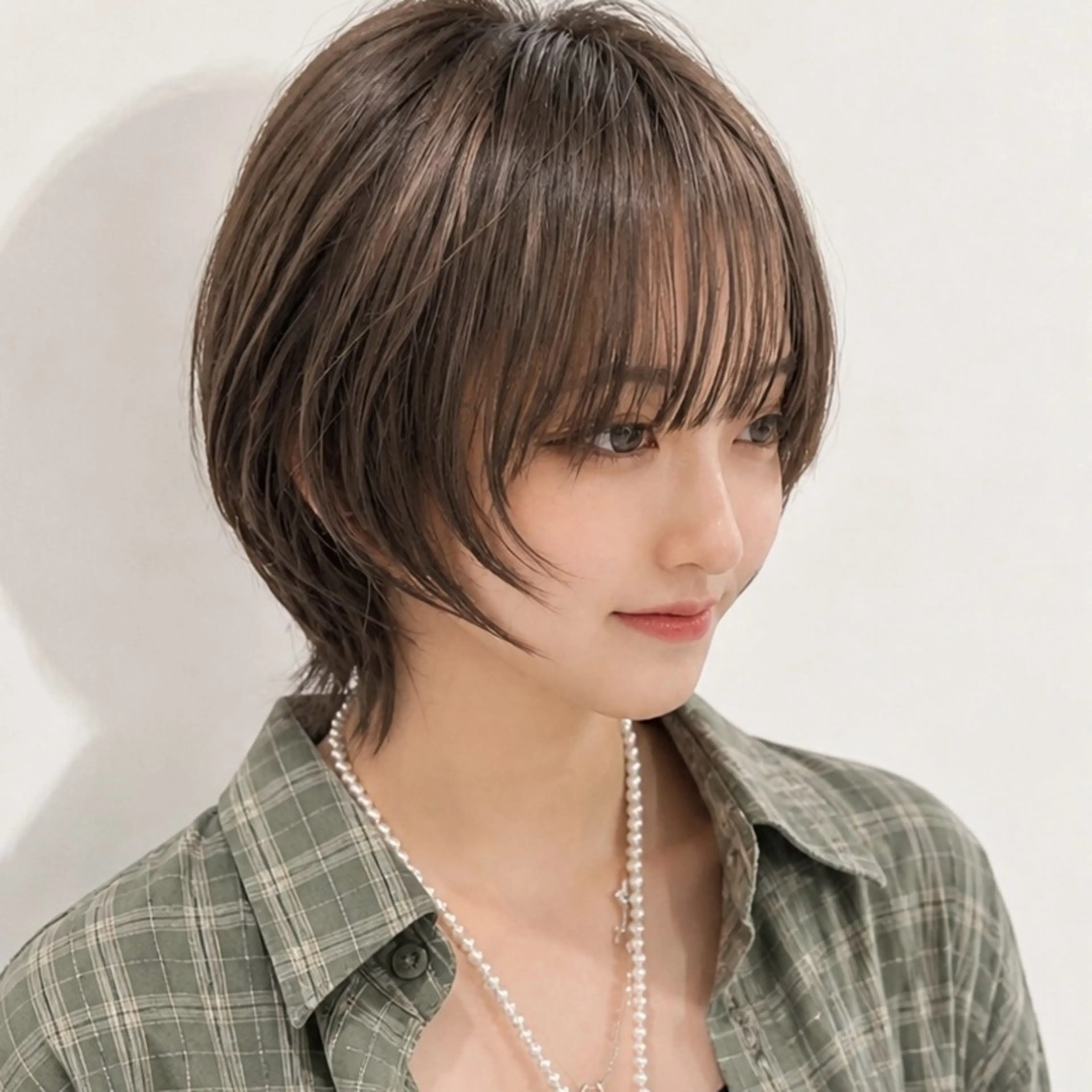 ショート カラー パーマ カット ヘアカラー KAKKY/ショート レイヤー/千種/池下のヘアスタイル