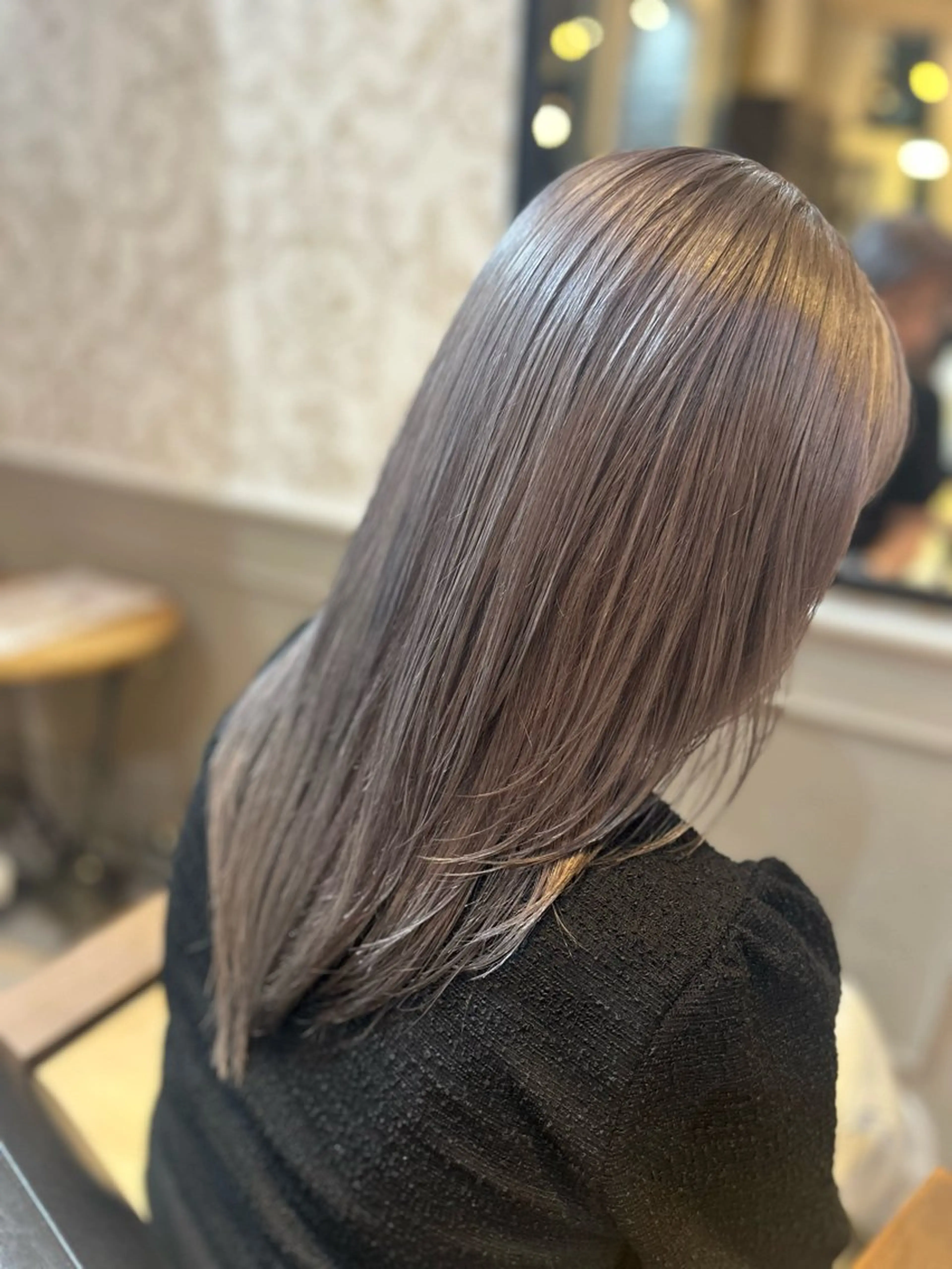 【🐣営業後モデル様🐣】ブリーチなしワンカラー🎨(ロング）の写真