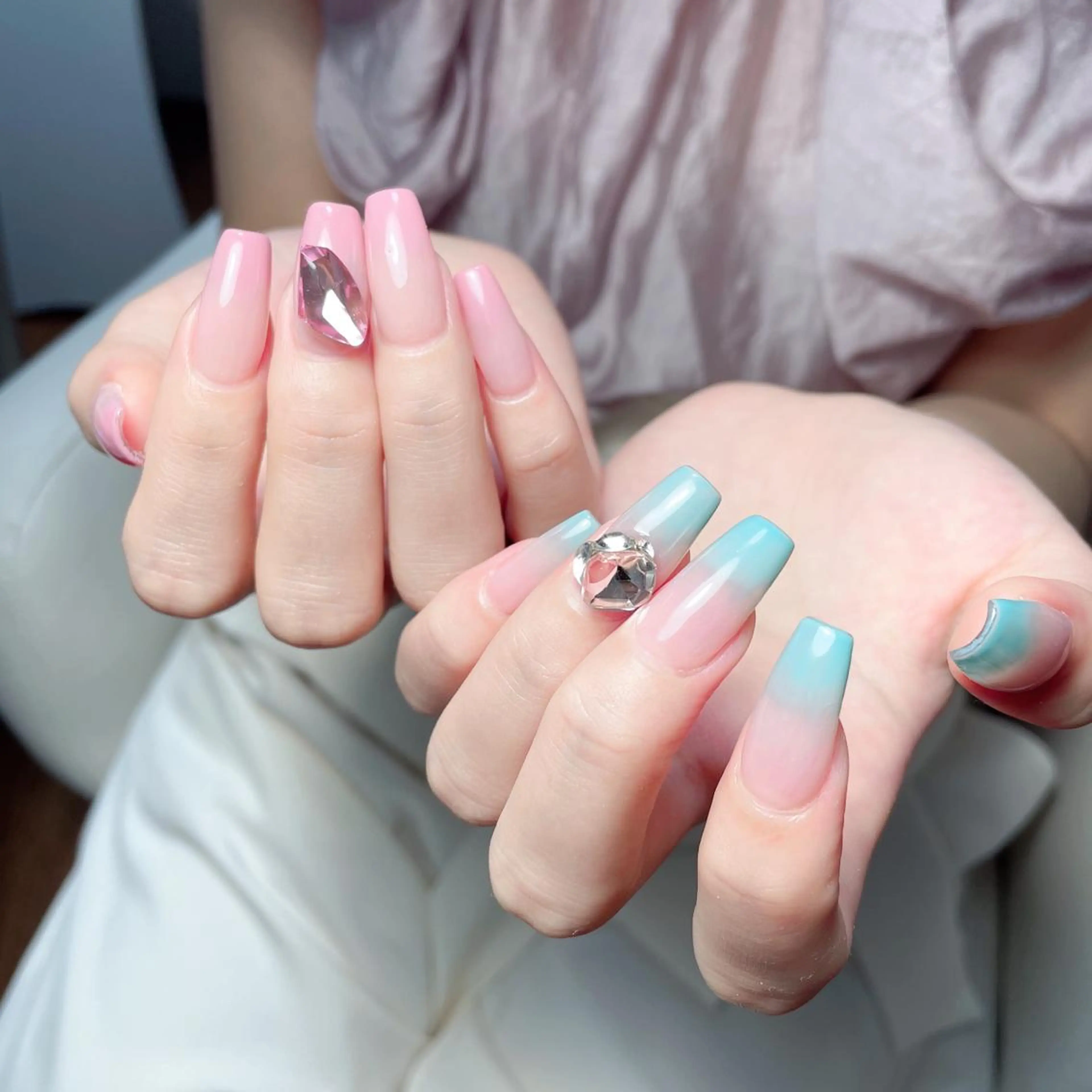 ネイル M🌷nail 長さだし専門店のネイルデザイン