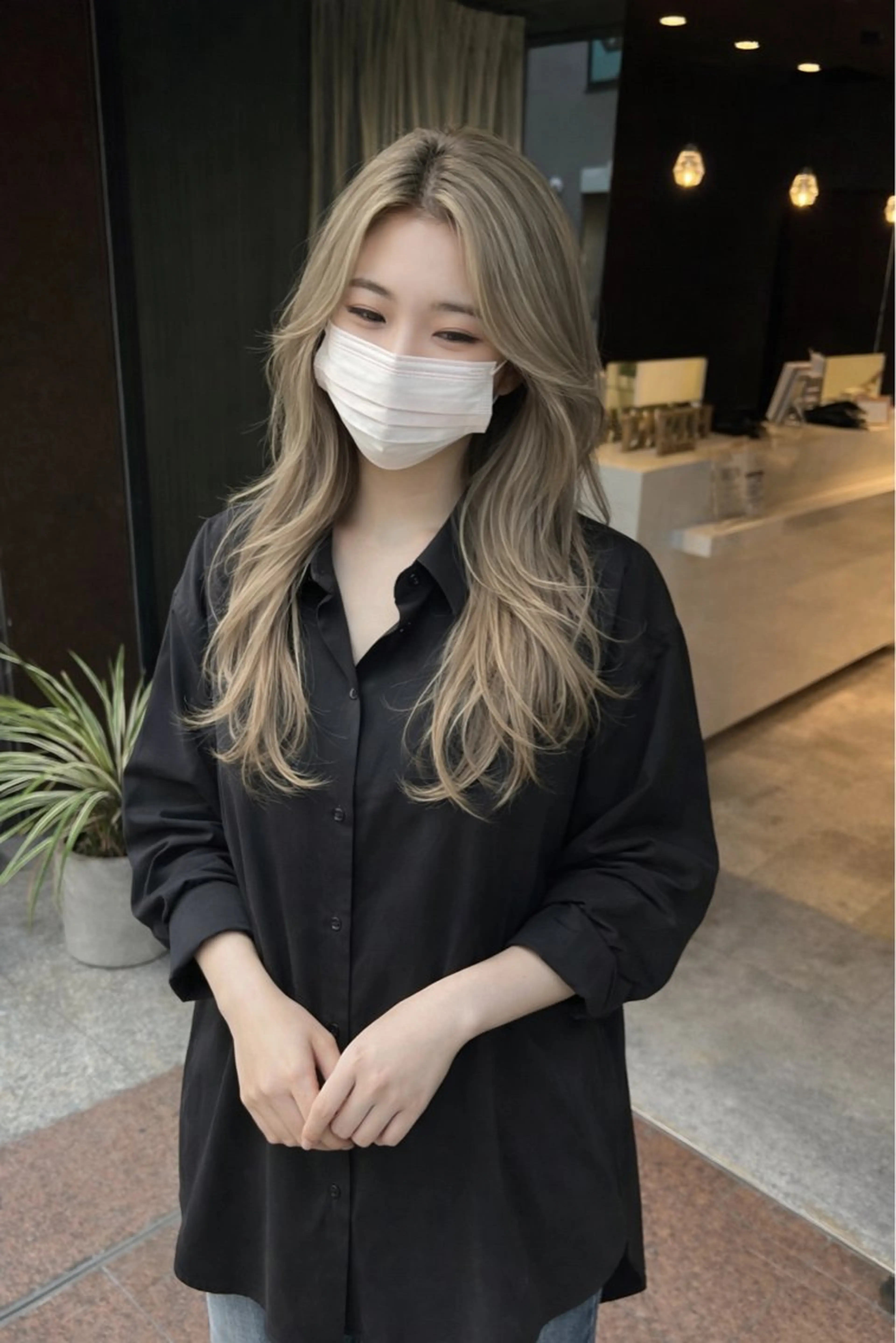 カラー 美髪矯正/髪質改善 /透明感ある艶カラーのヘアスタイル