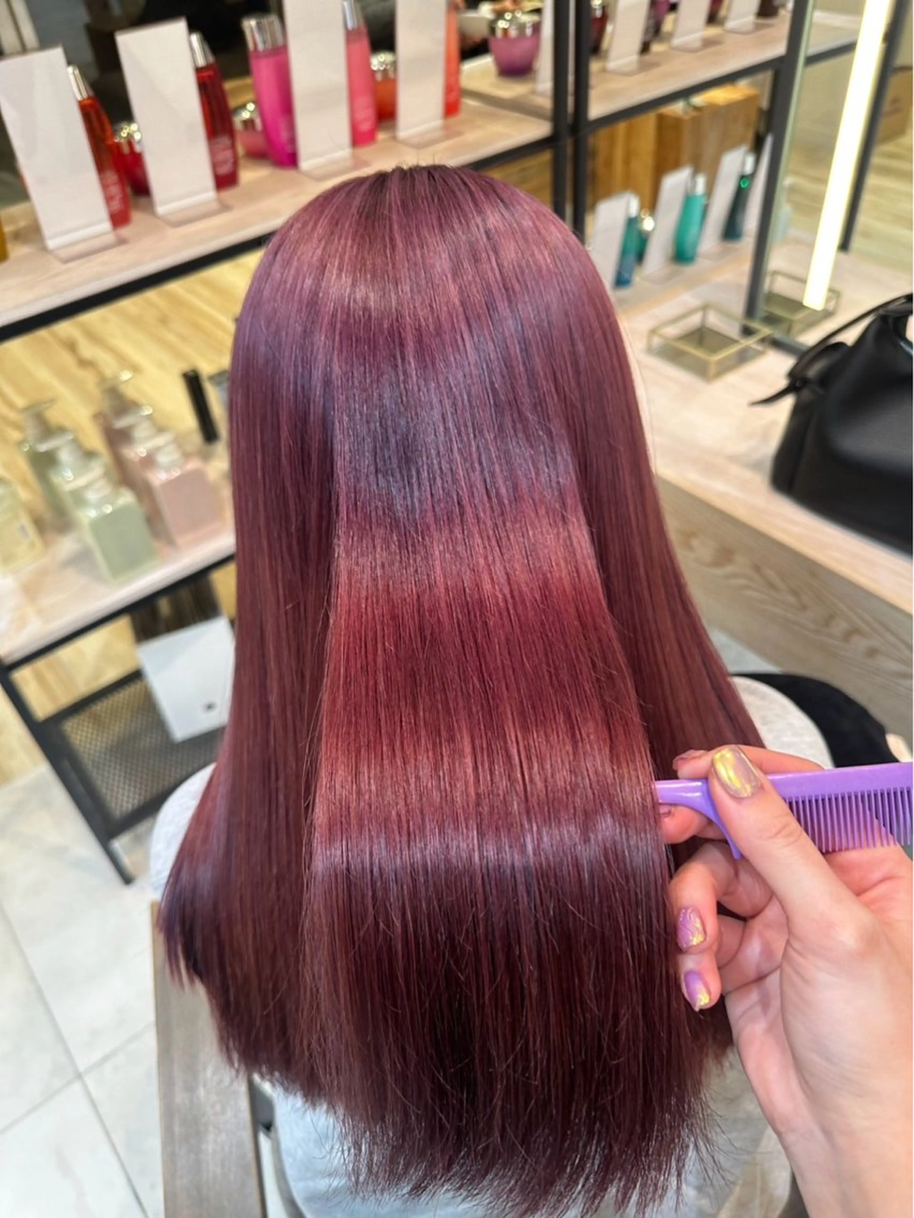 🌙ワンランク上の艶髪に♡髪質改善カラー7150円(ロング料金込み)🌙の写真