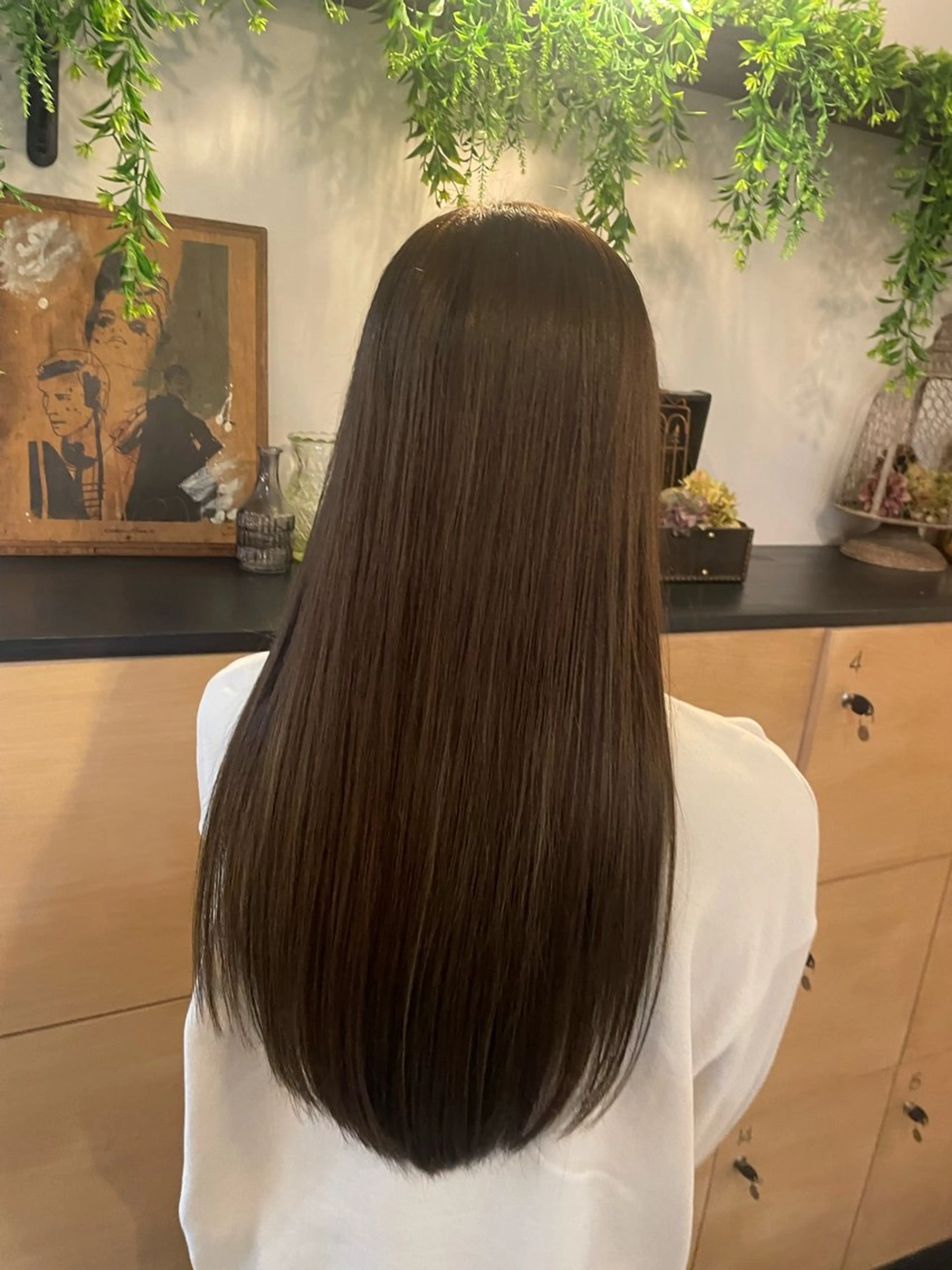 髪質改善ストレート＋Aujuaトリートメントの写真