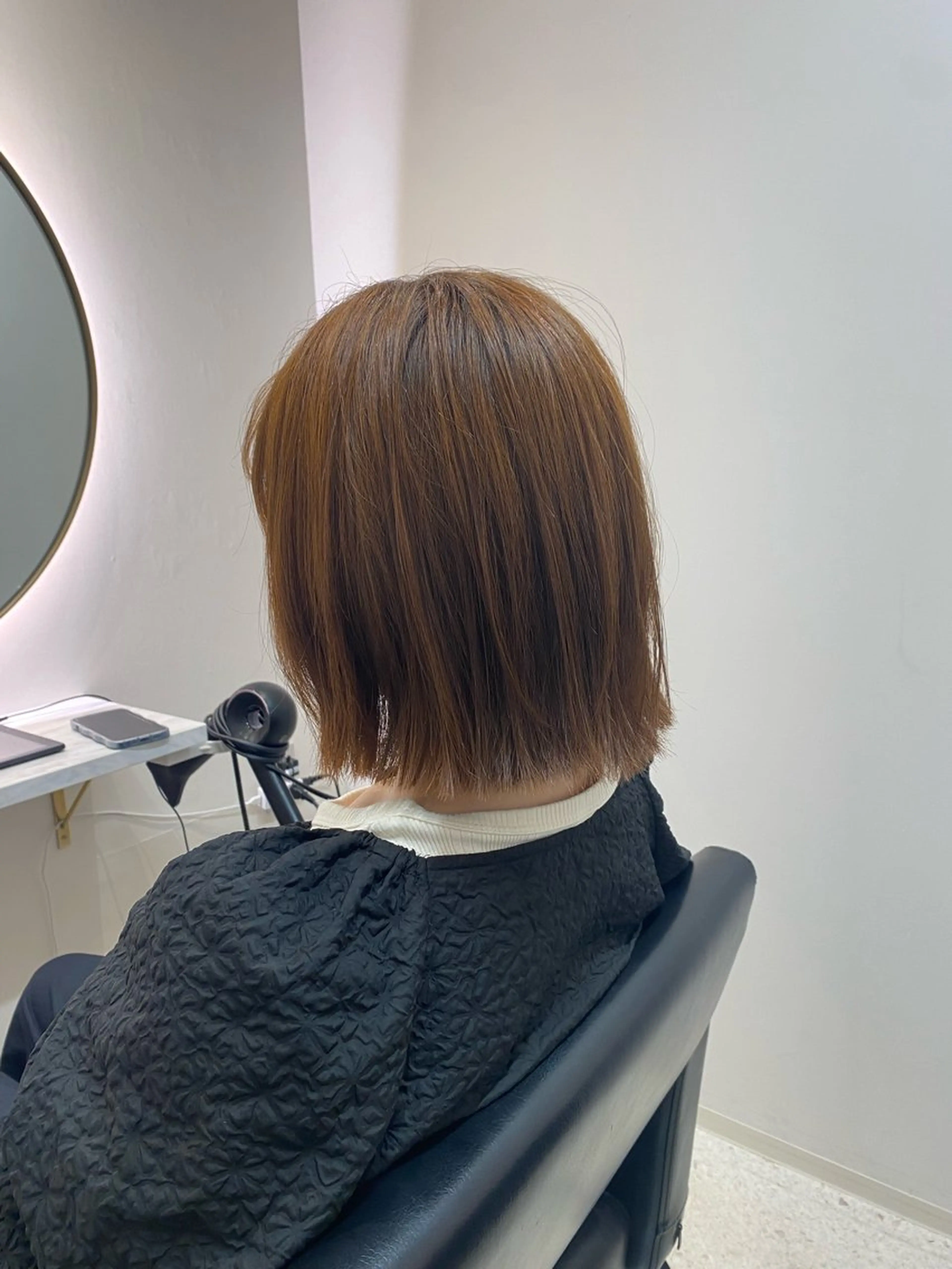 ショート カラー 韓国🇰🇷艶髪 ケアカラーSHURIのヘアスタイル