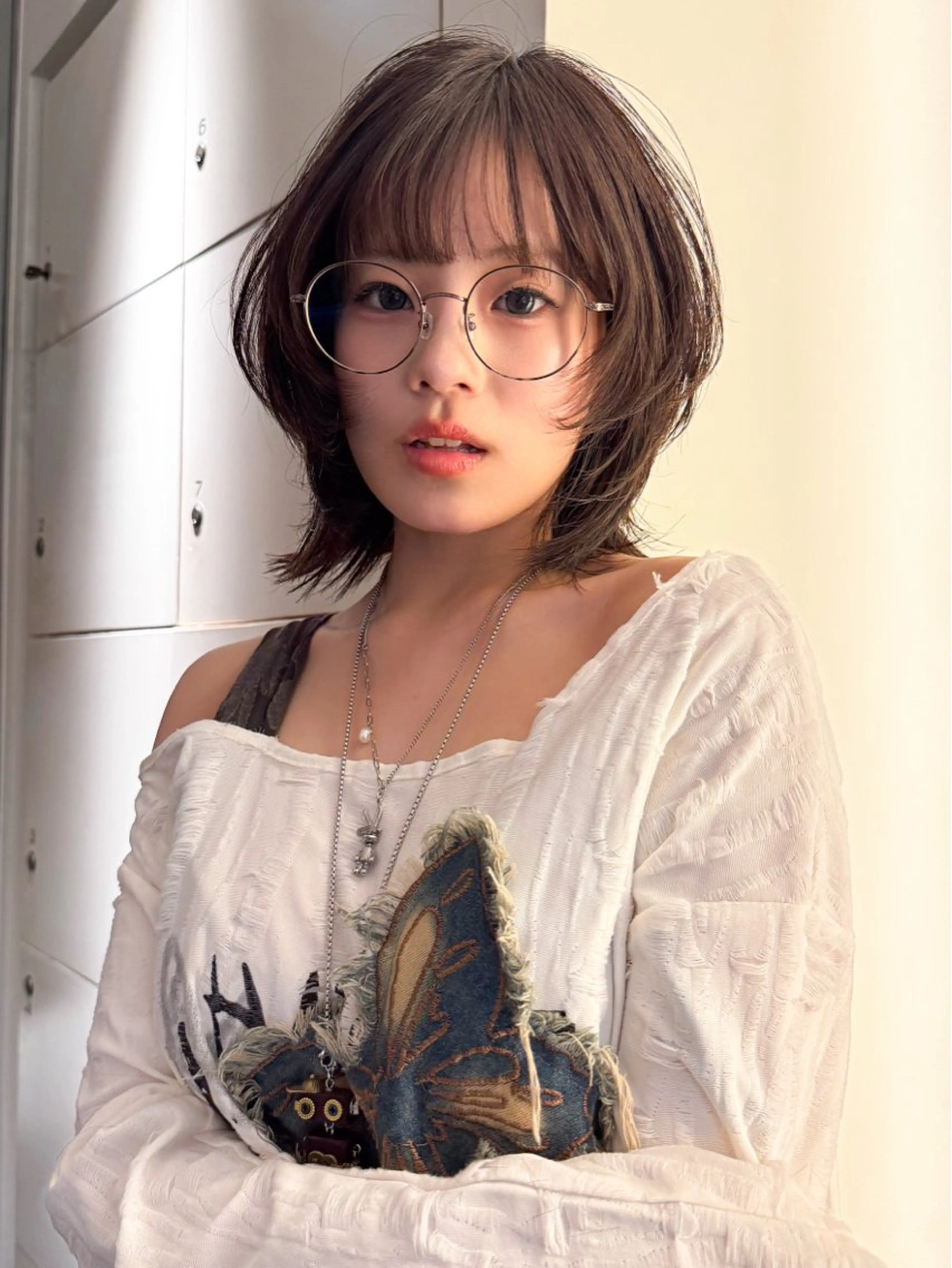 ショート ボブ ウルフカット ウルフボブ モデル募集/山田蓮/ レイヤーボブのヘアスタイル