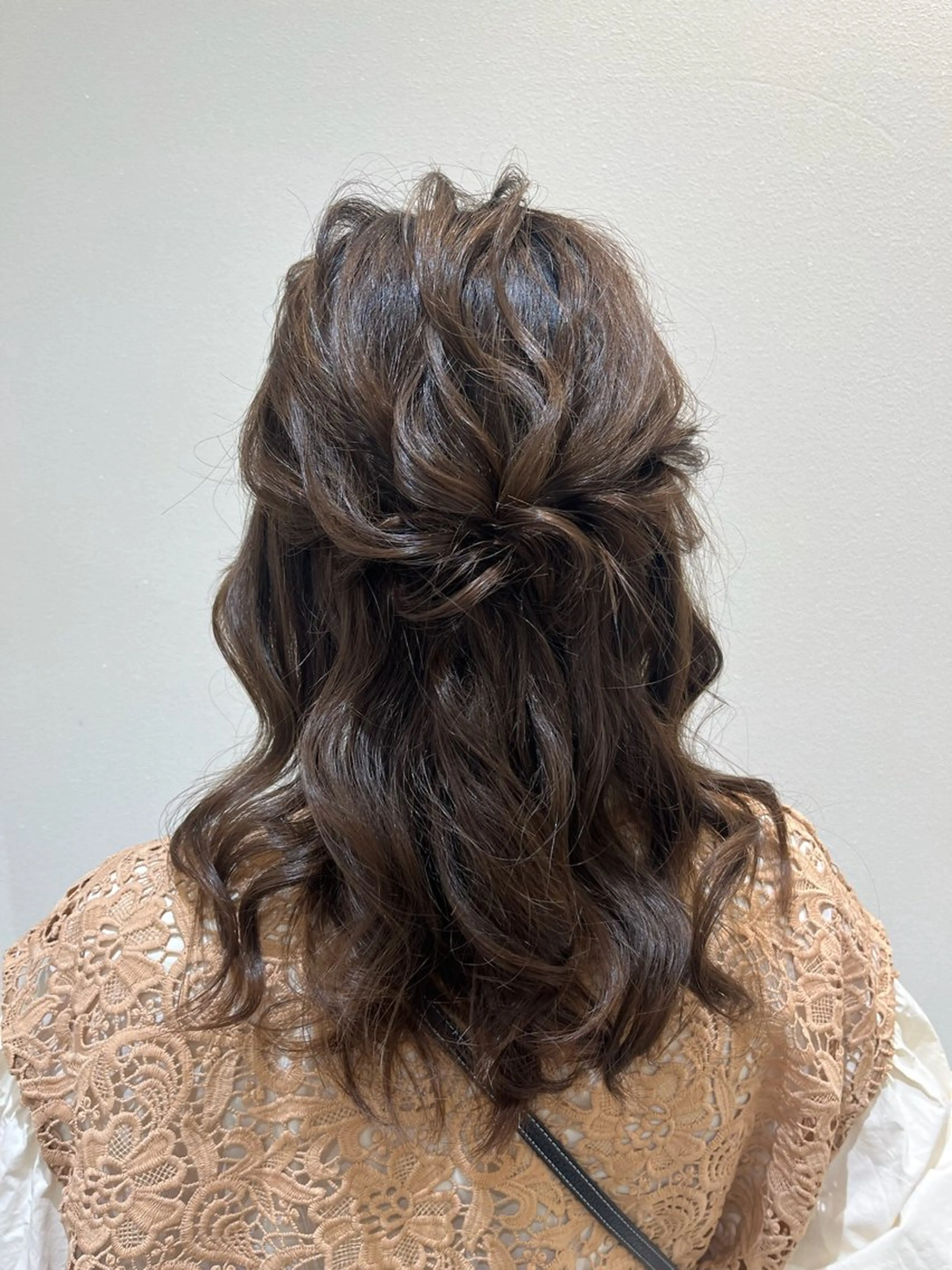 ヘアアレンジ ハーフアップ ヘアセット nailsalon/ nagominowaのヘアスタイル