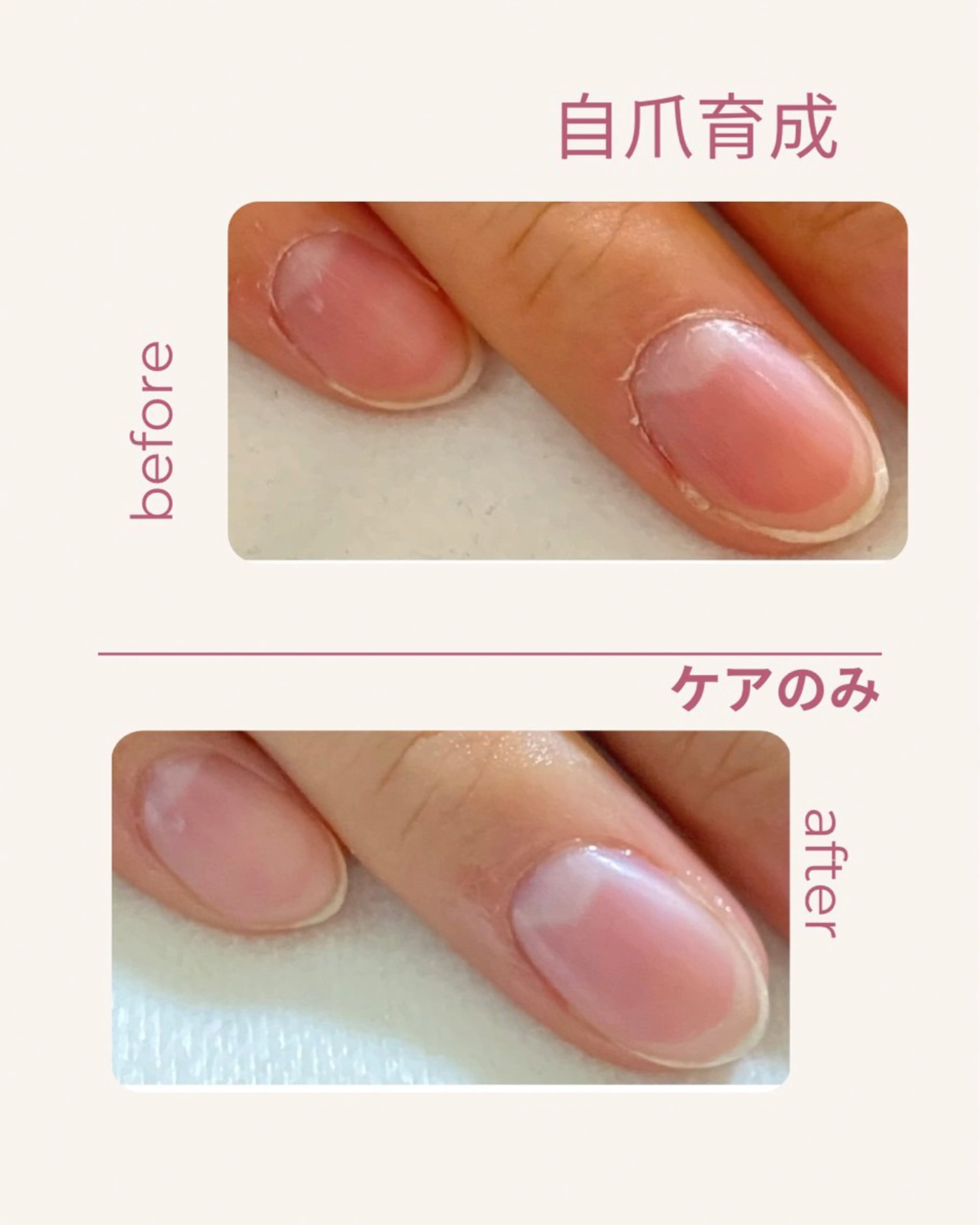 リピーターさま限定【自爪育成】ベーシックハンドケア✨の写真