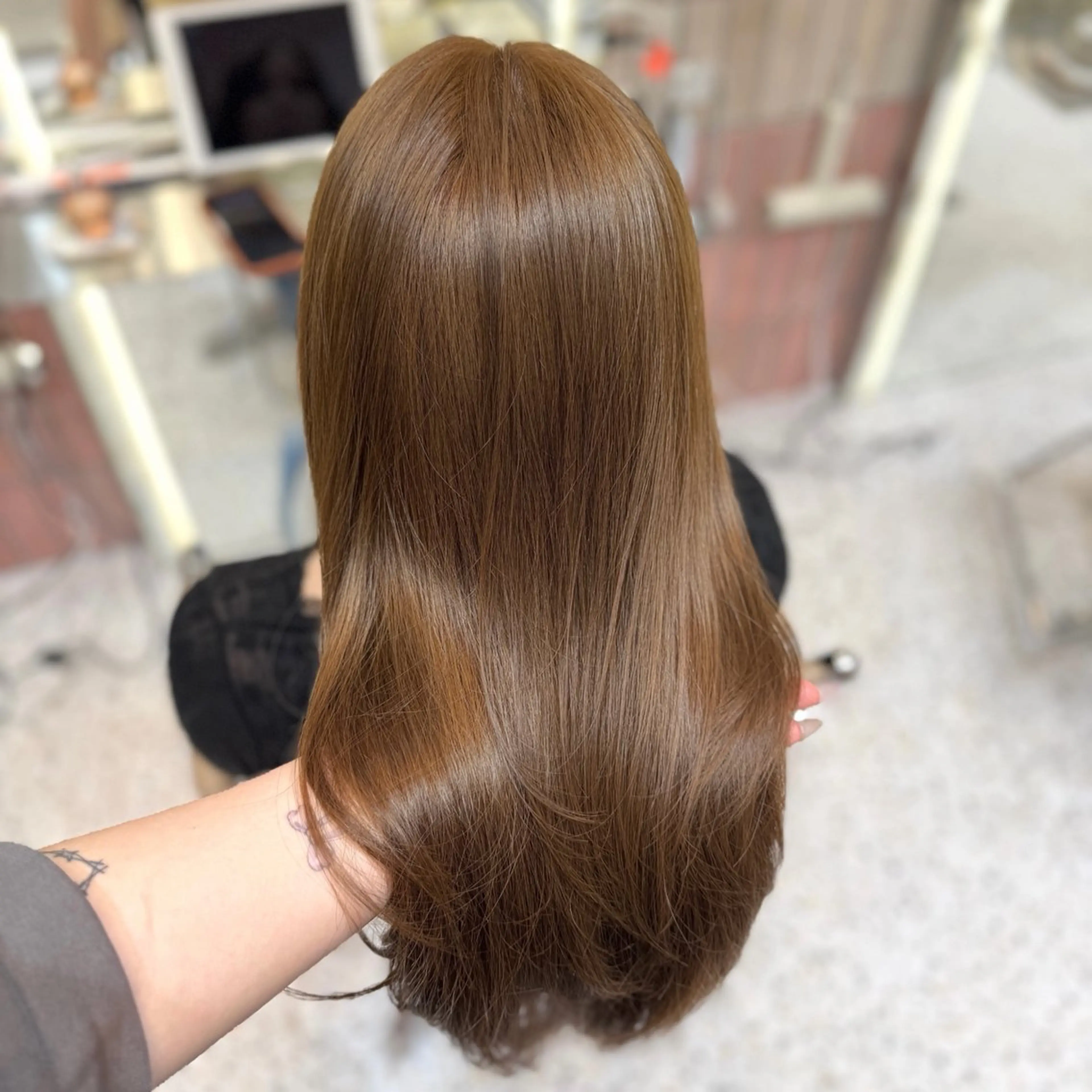 ロング カット ヘアカラー トリートメント 🎀しゅな/韓国 レイヤー/透明感♡のヘアスタイル