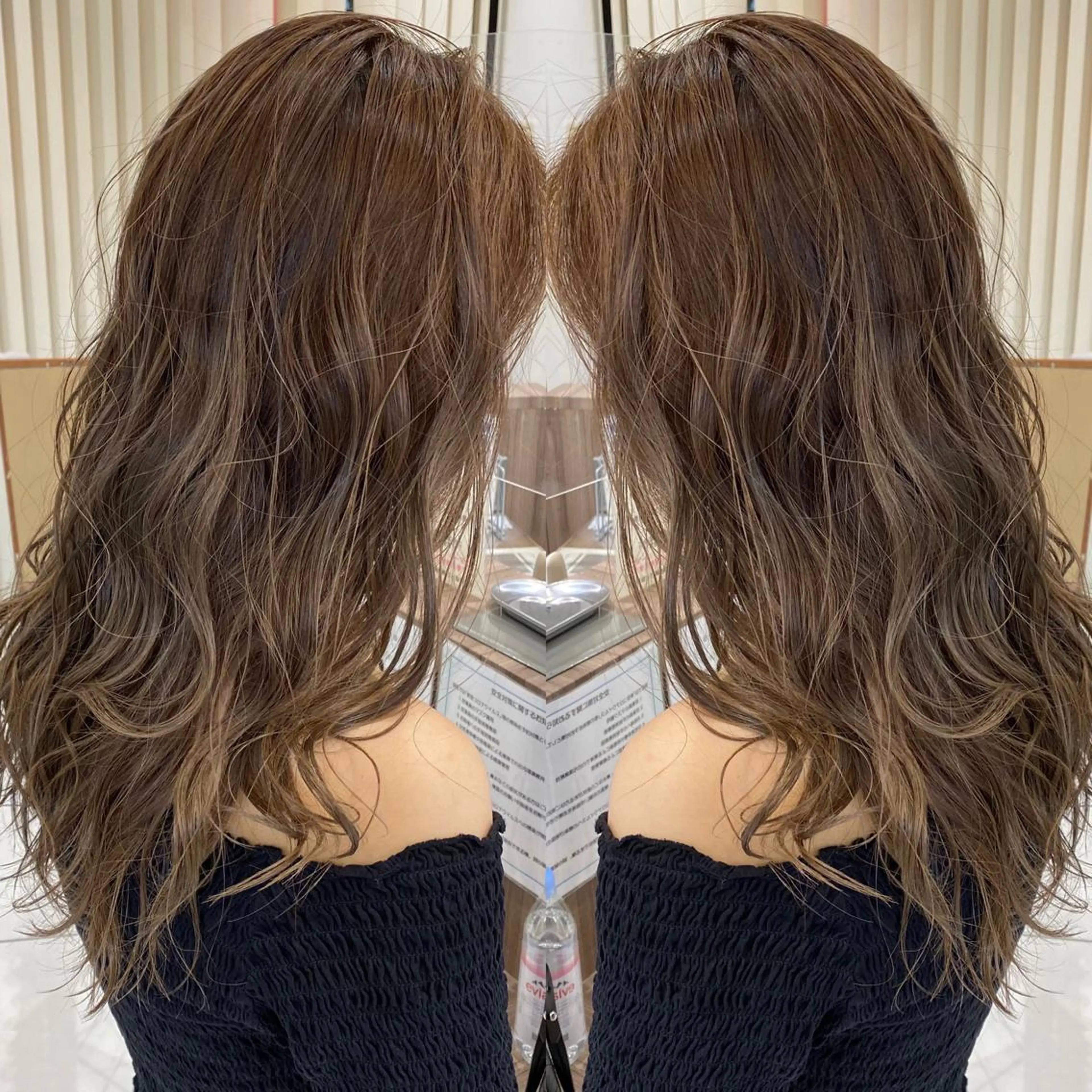 ロング カラー 外国人風カラー カット ヘアカラー 髪質改善カラー/店長 宮内秀峰のヘアスタイル