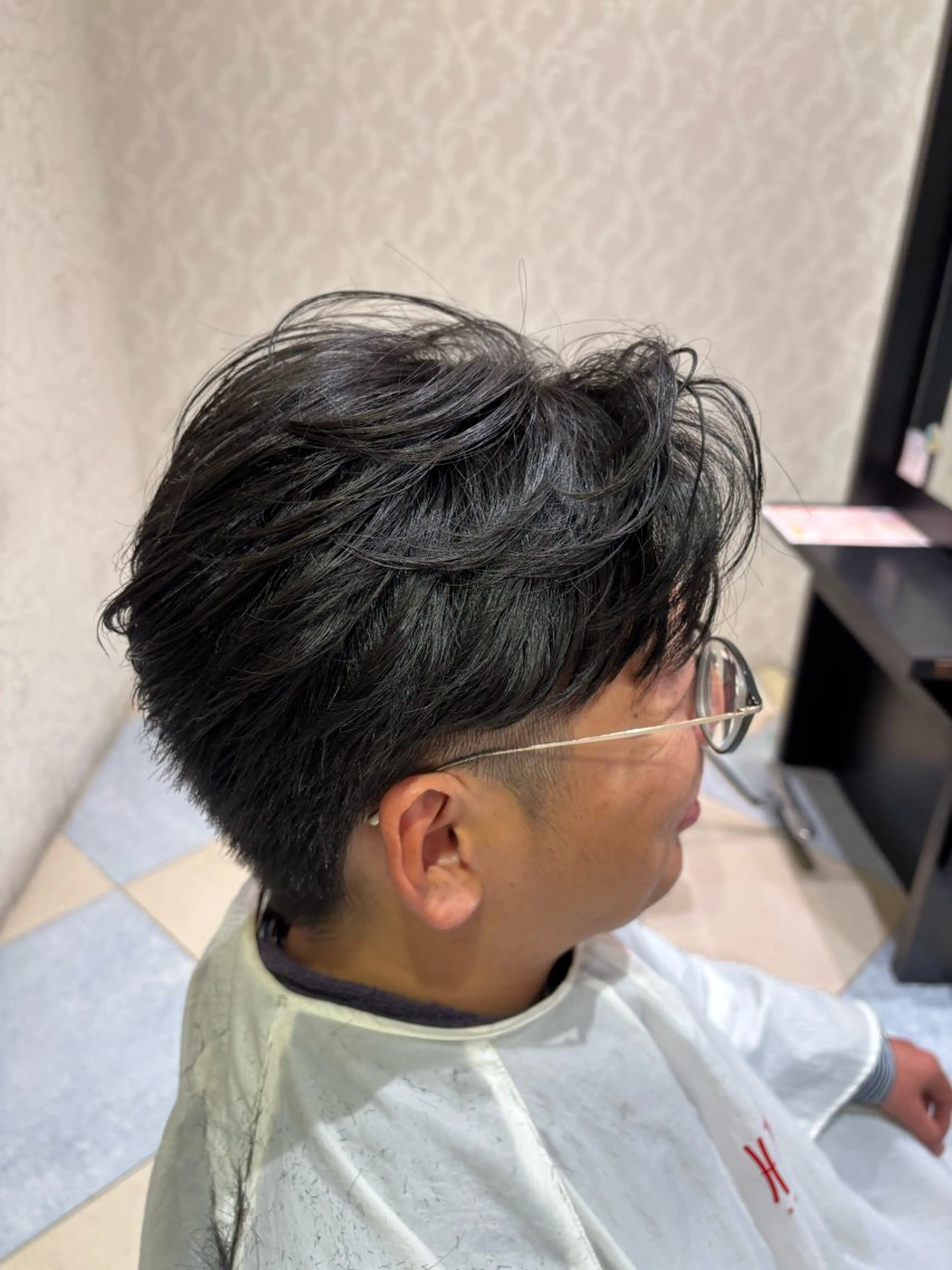 ショート メンズ ショートヘア ０分パーマ/ メンズパーマ藤原海斗のヘアスタイル