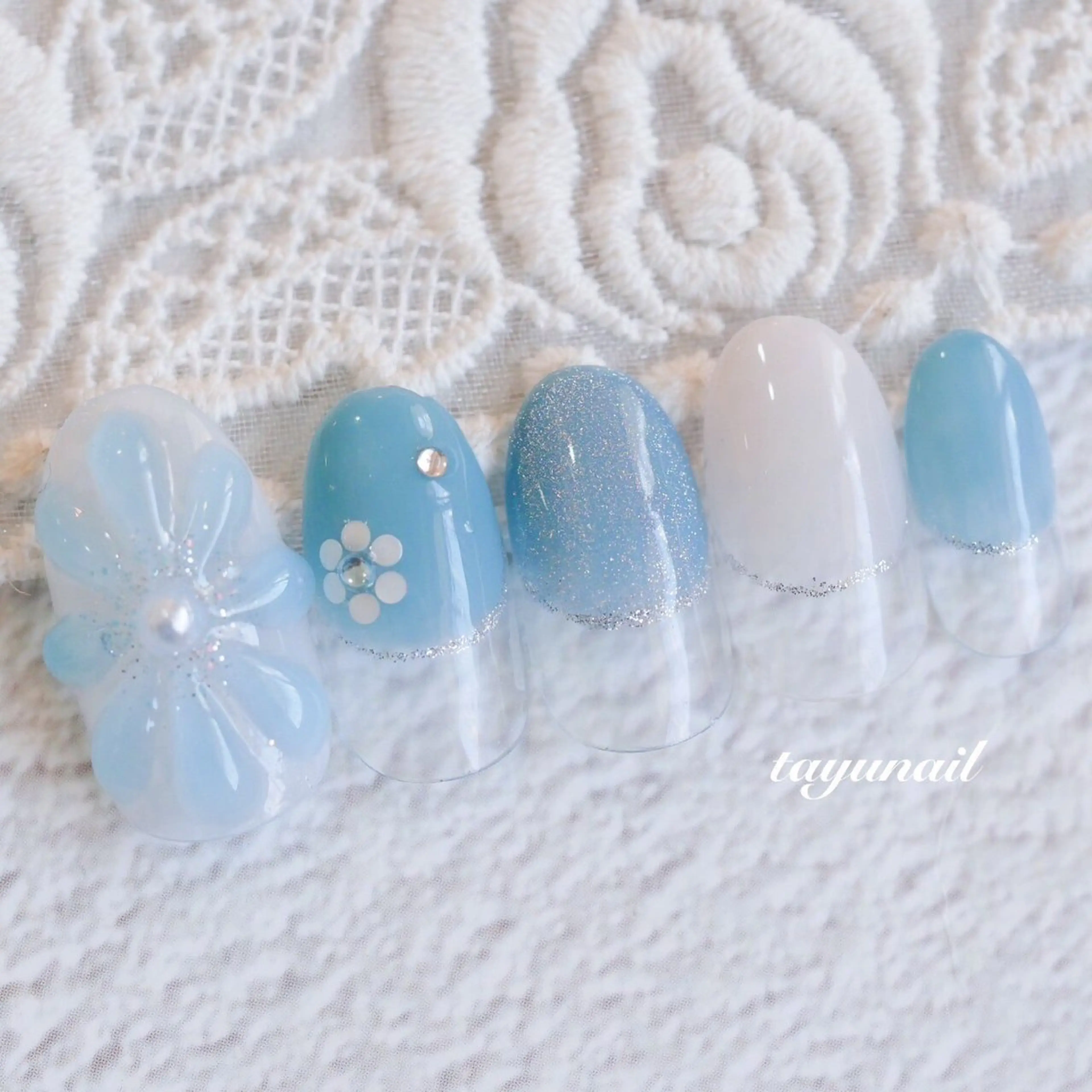 ネイル アートネイル ジェルネイル パラジェル 春ネイル ネイルサロン 【たゆnail】のネイルデザイン