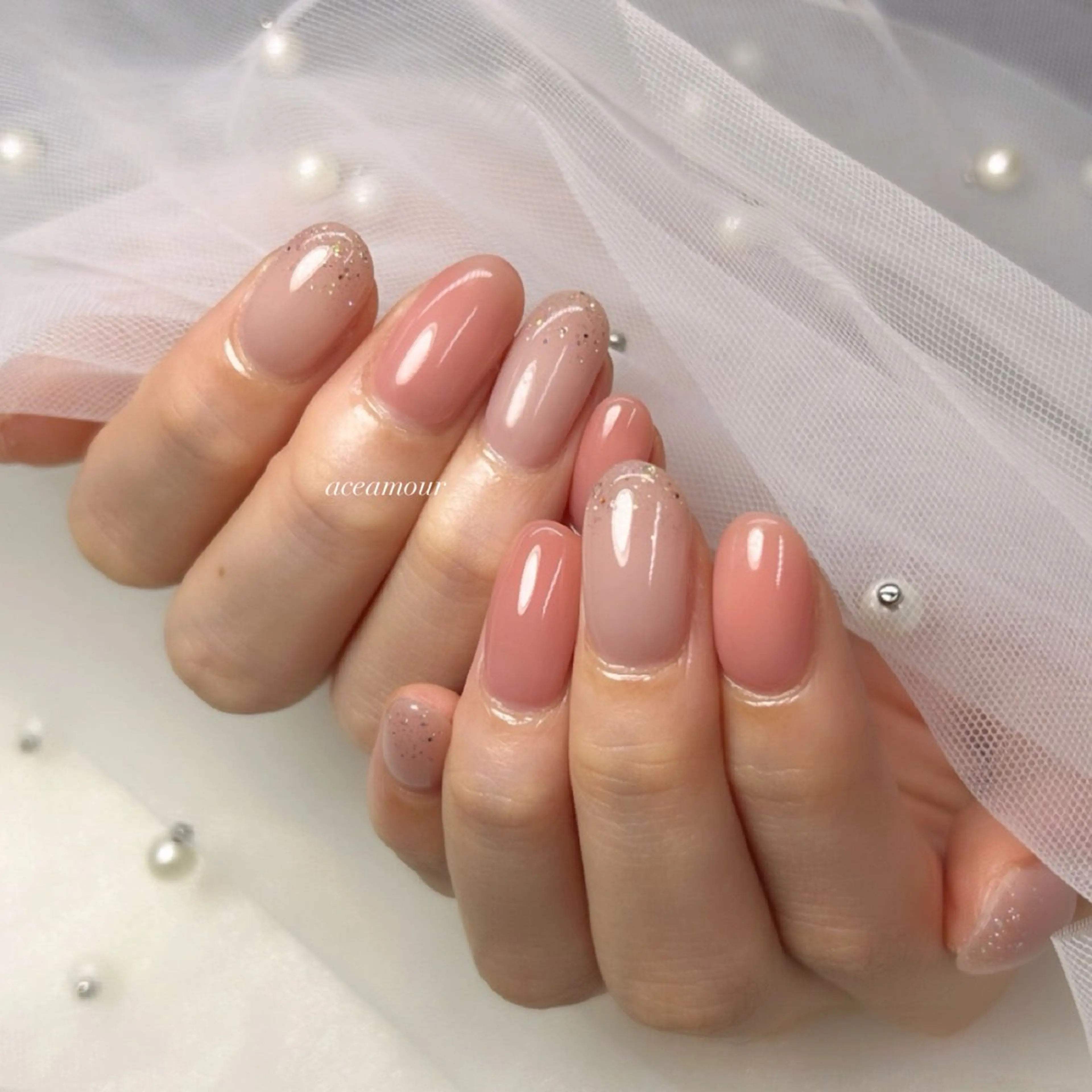 ネイル ハンドネイル ネイル/耳つぼ /新ホワイトニングのネイルデザイン