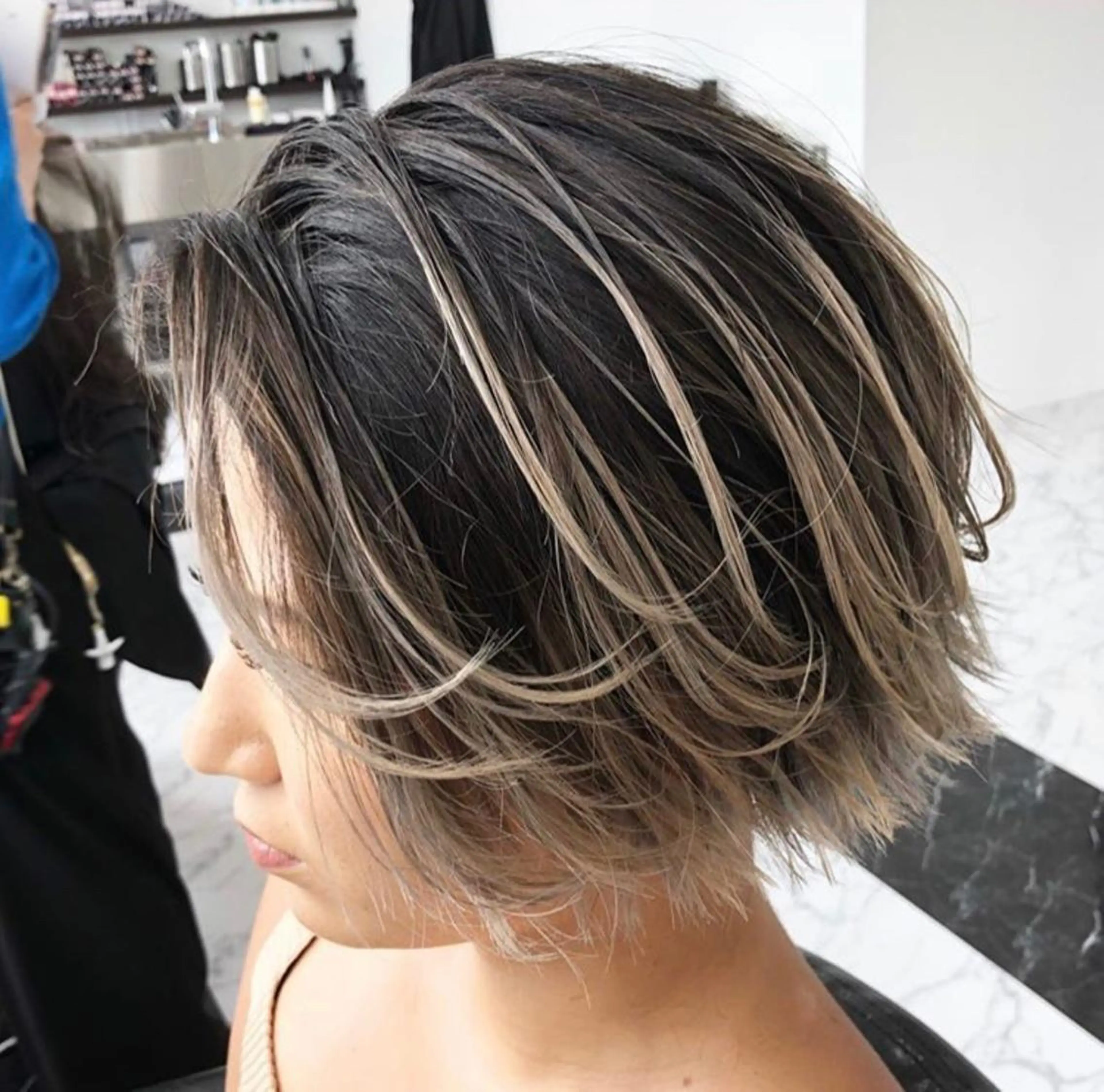 ショート カラー パーマ ヘアアレンジ メンズ キッズ ネイル マツエク・マツパ メンズハイライト メンズインナーカラー グラデーションカラー ハイライトカラー インナーカラー 圧倒的なクォリティ✨ waku 岡崎店のヘアスタイル