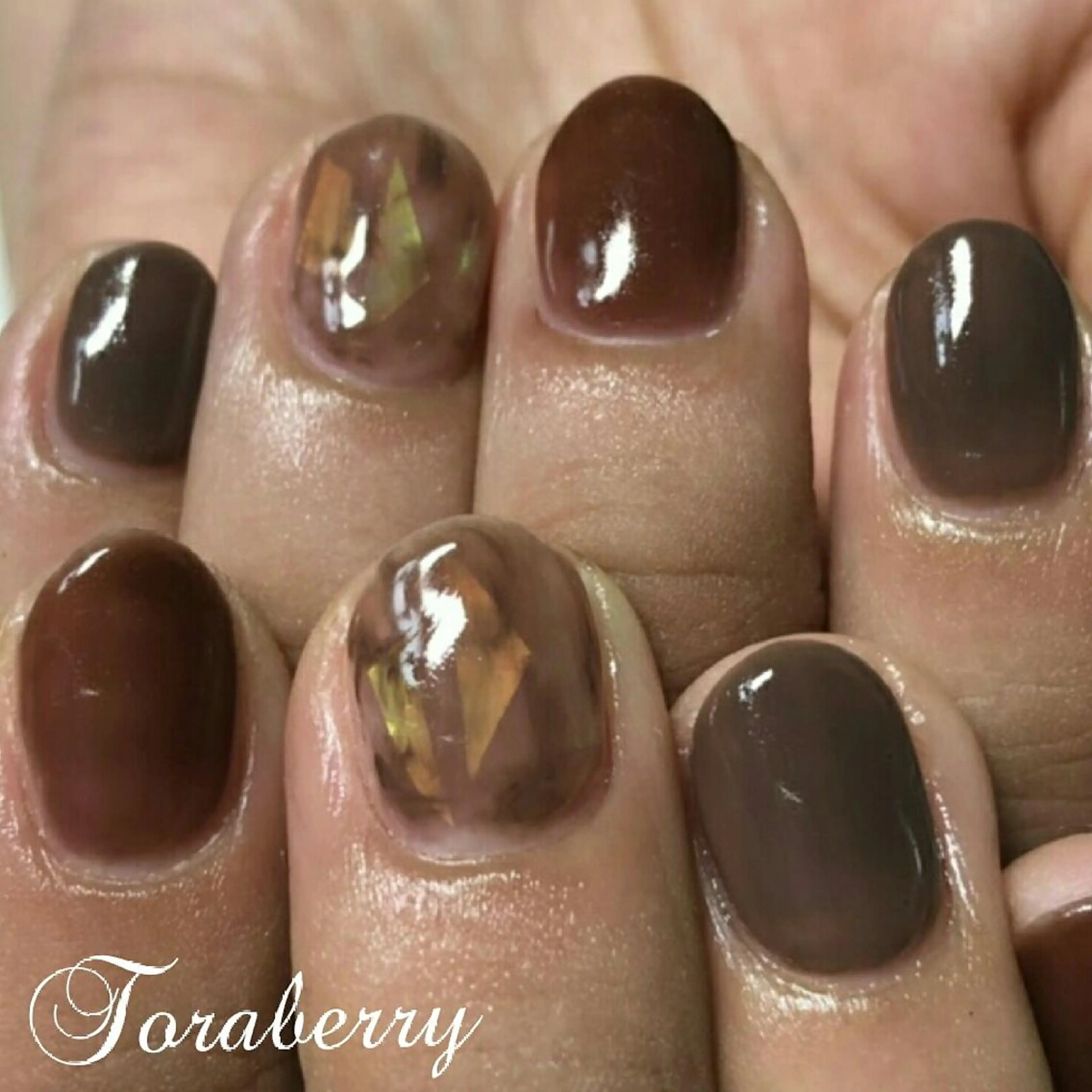 ネイル ニュアンスネイル ハンドネイル ネイリスト なつみのネイルデザイン