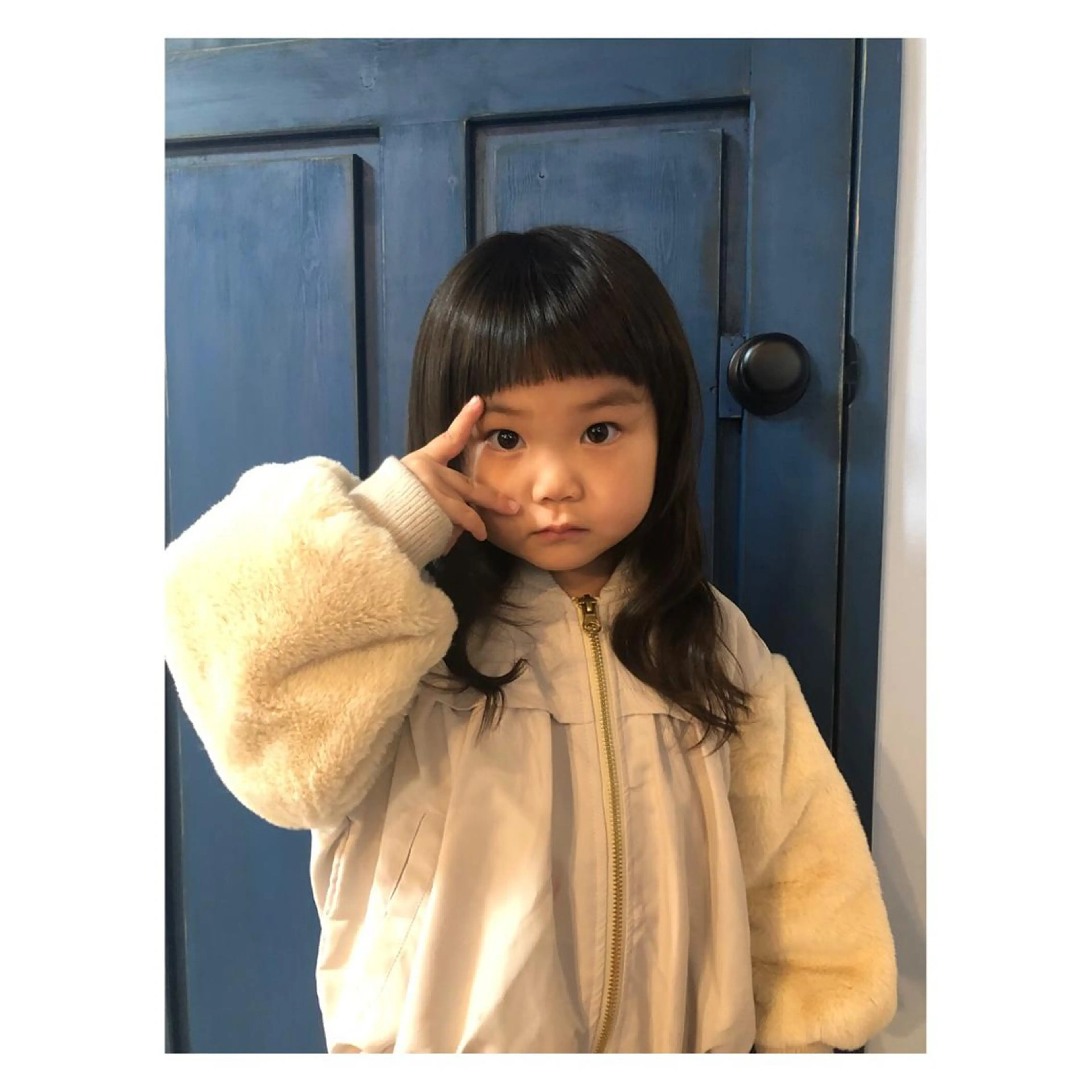 ロング キッズ 中野 誠子のヘアスタイル