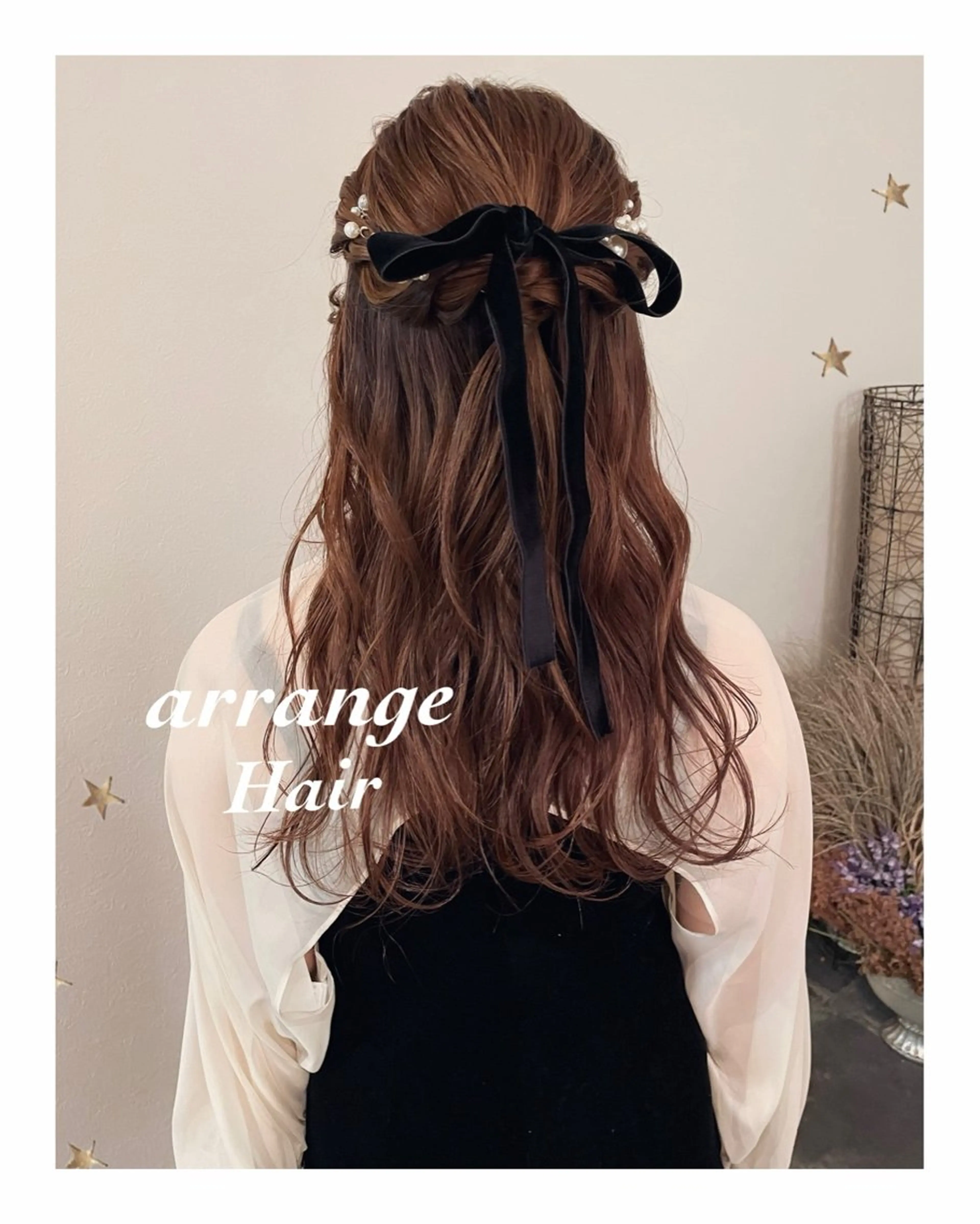 ロング ヘアアレンジ ヘアセット 市川 千夏のヘアスタイル