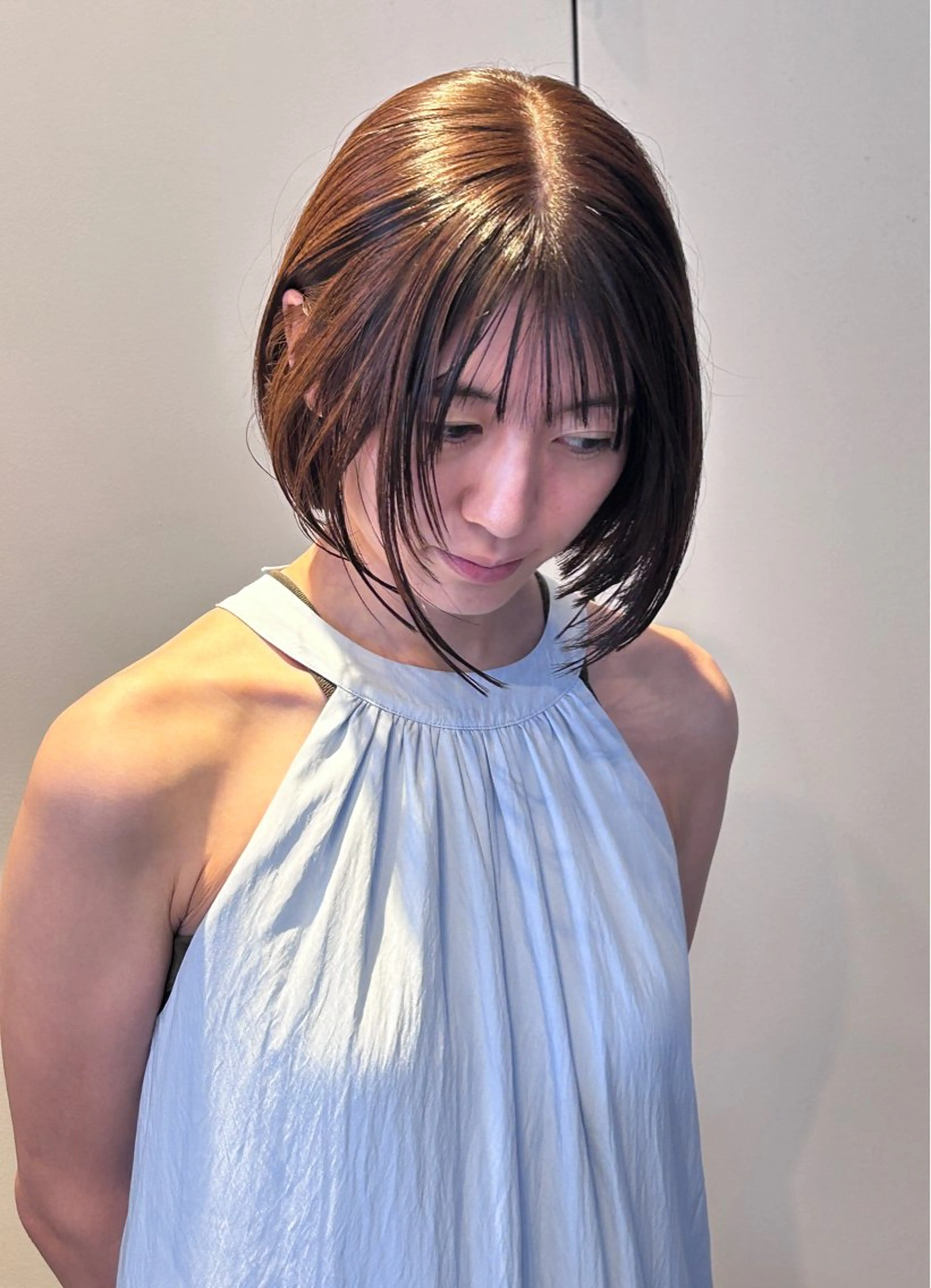 ショート カラー カット ヘアカラー トリートメント ナチュラル大人っぽい スタイル MAORIのヘアスタイル