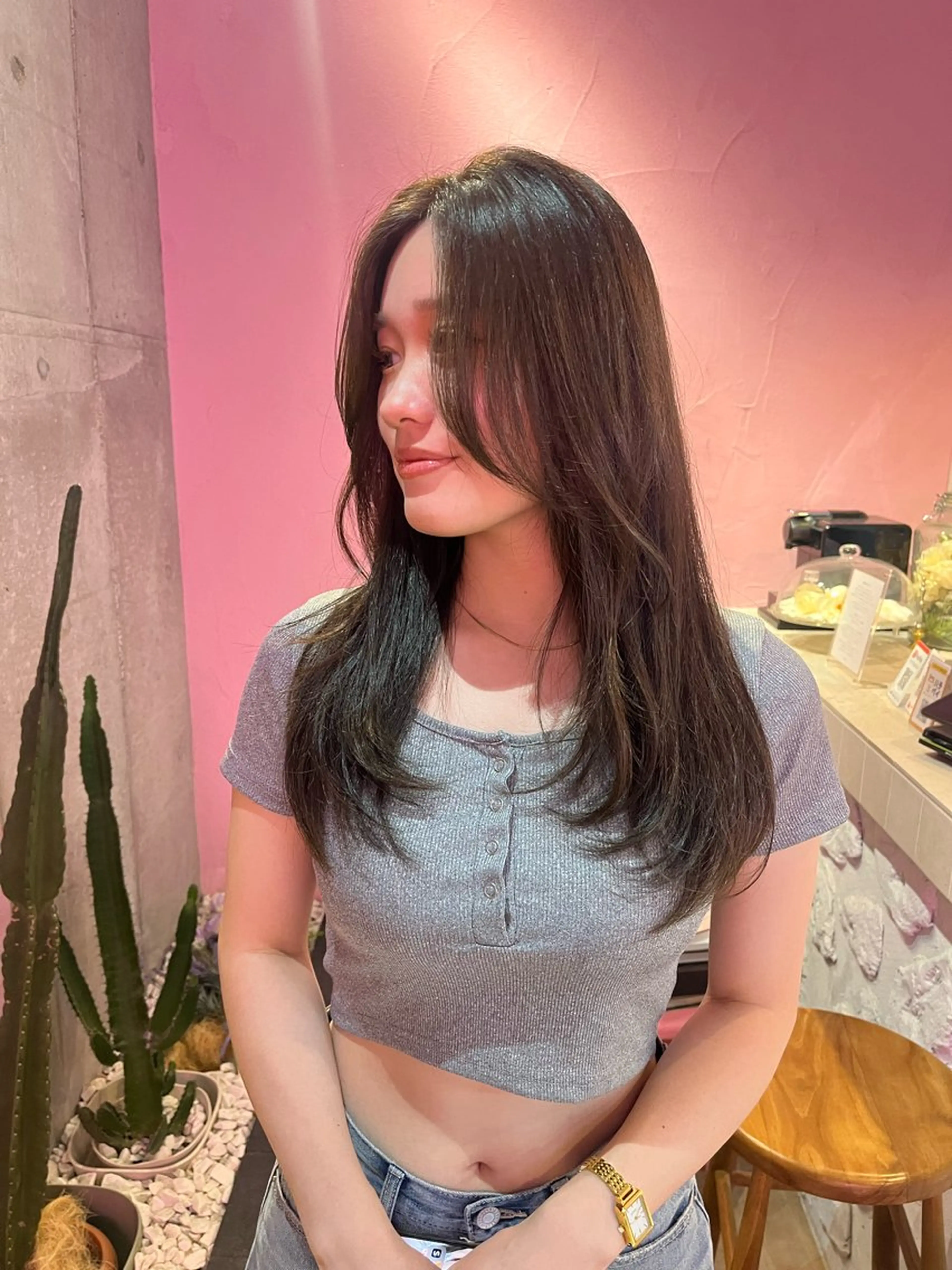 ロング カラー 艶感透明感カラー🤍 hinaのヘアスタイル