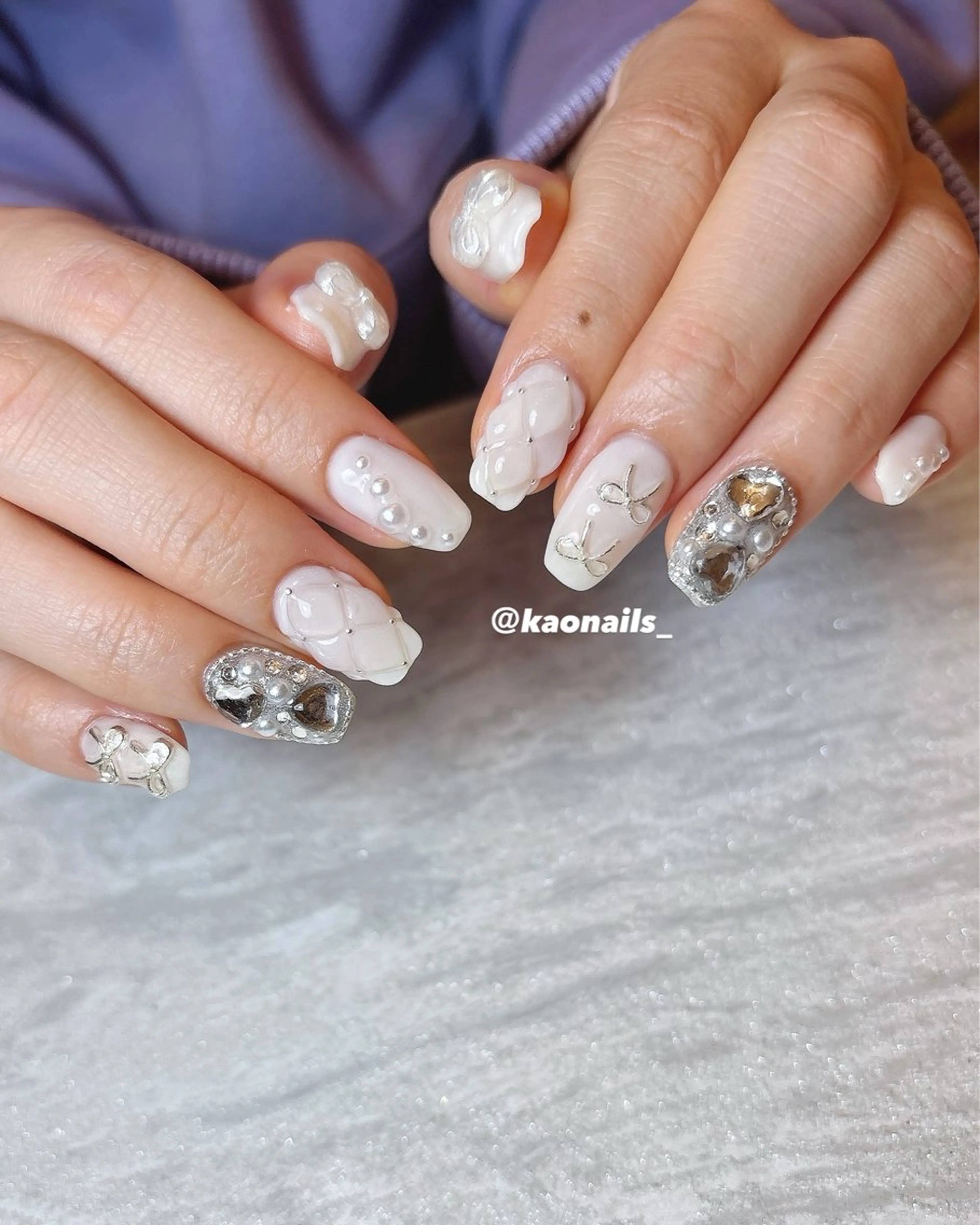 ネイル ハンドネイル Radia bykaonailsのネイルデザイン