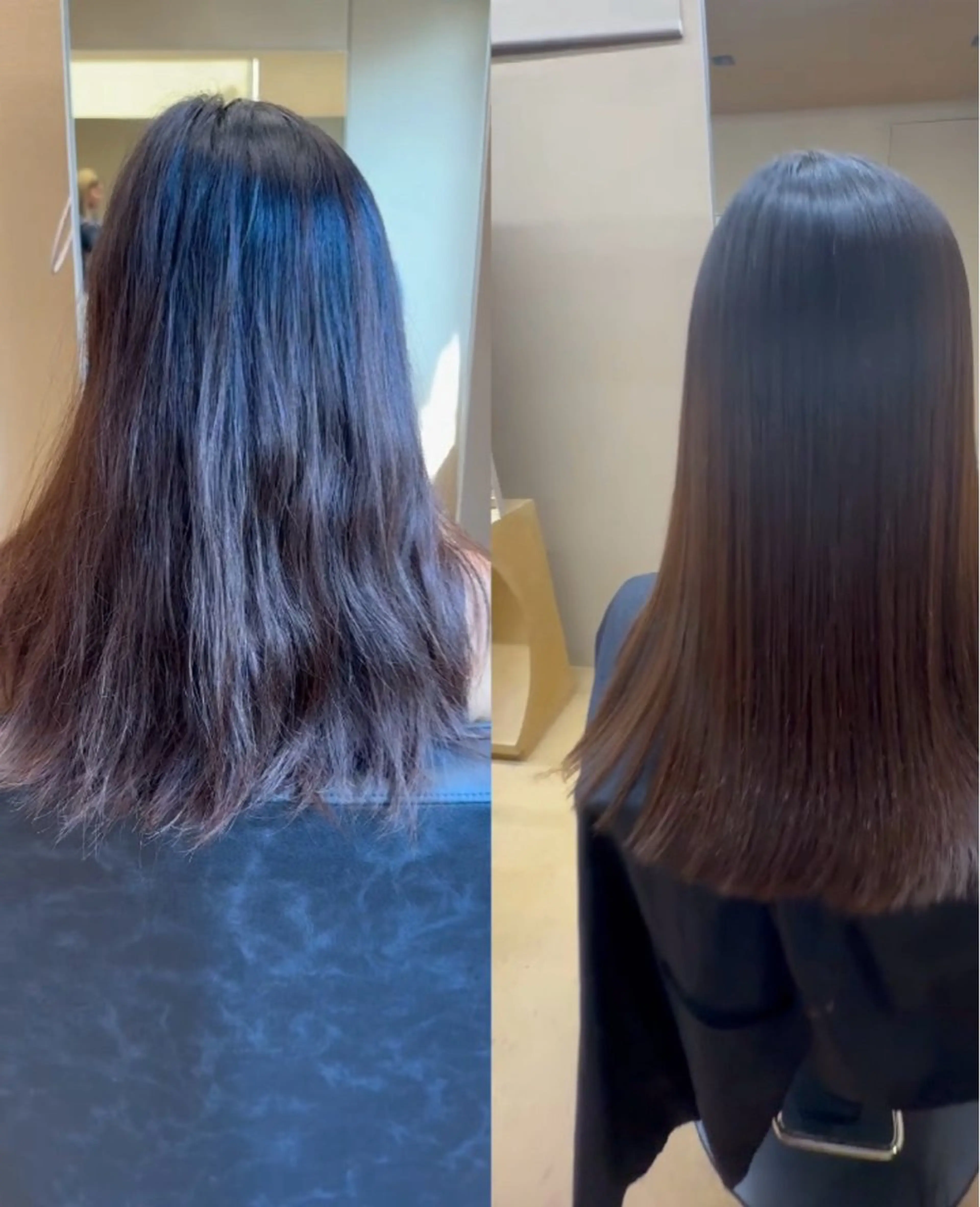 ロング 【髪質改善】タケウチ 【手で乾かすだけ】のヘアスタイル