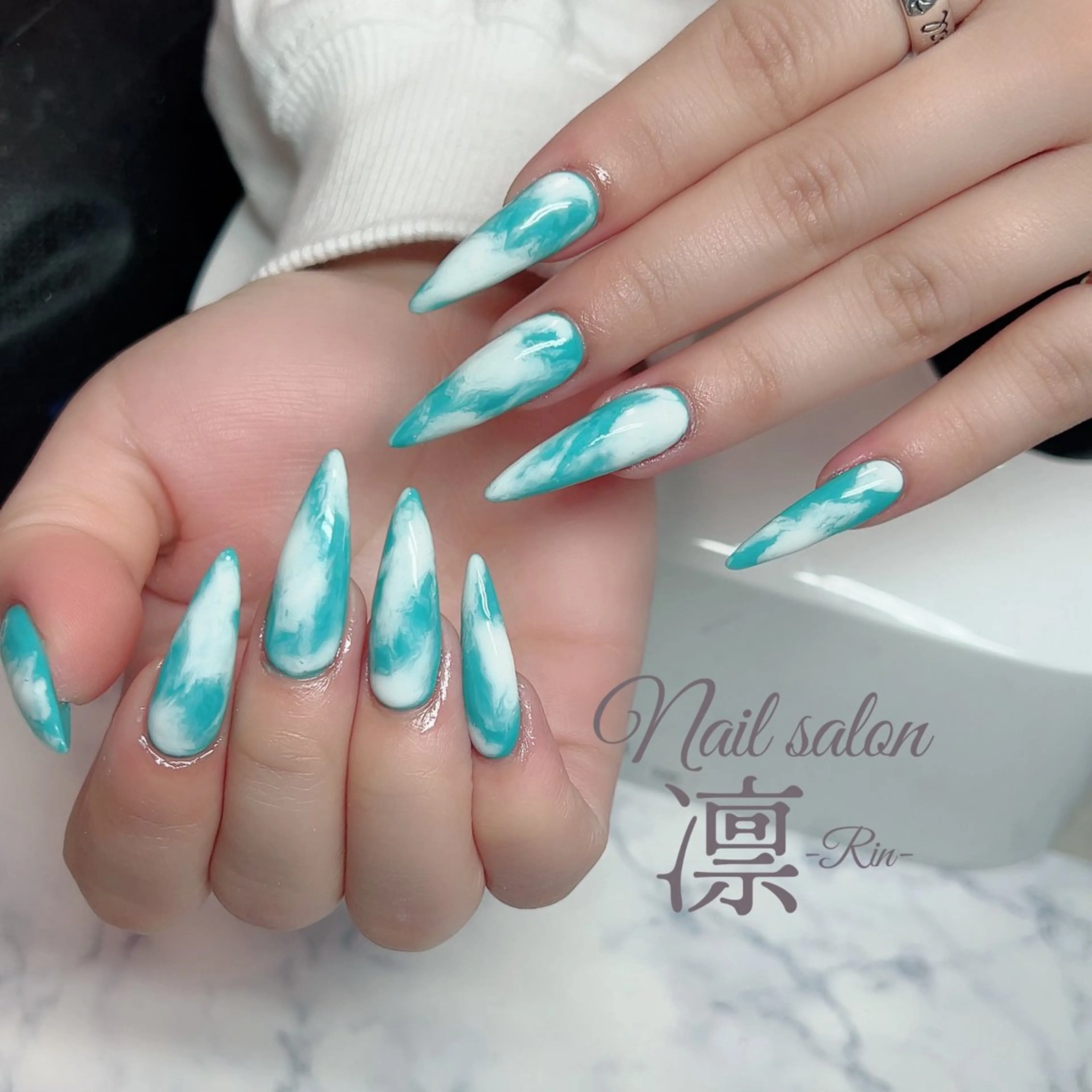 ネイル スカルプネイル private salon凛のネイルデザイン