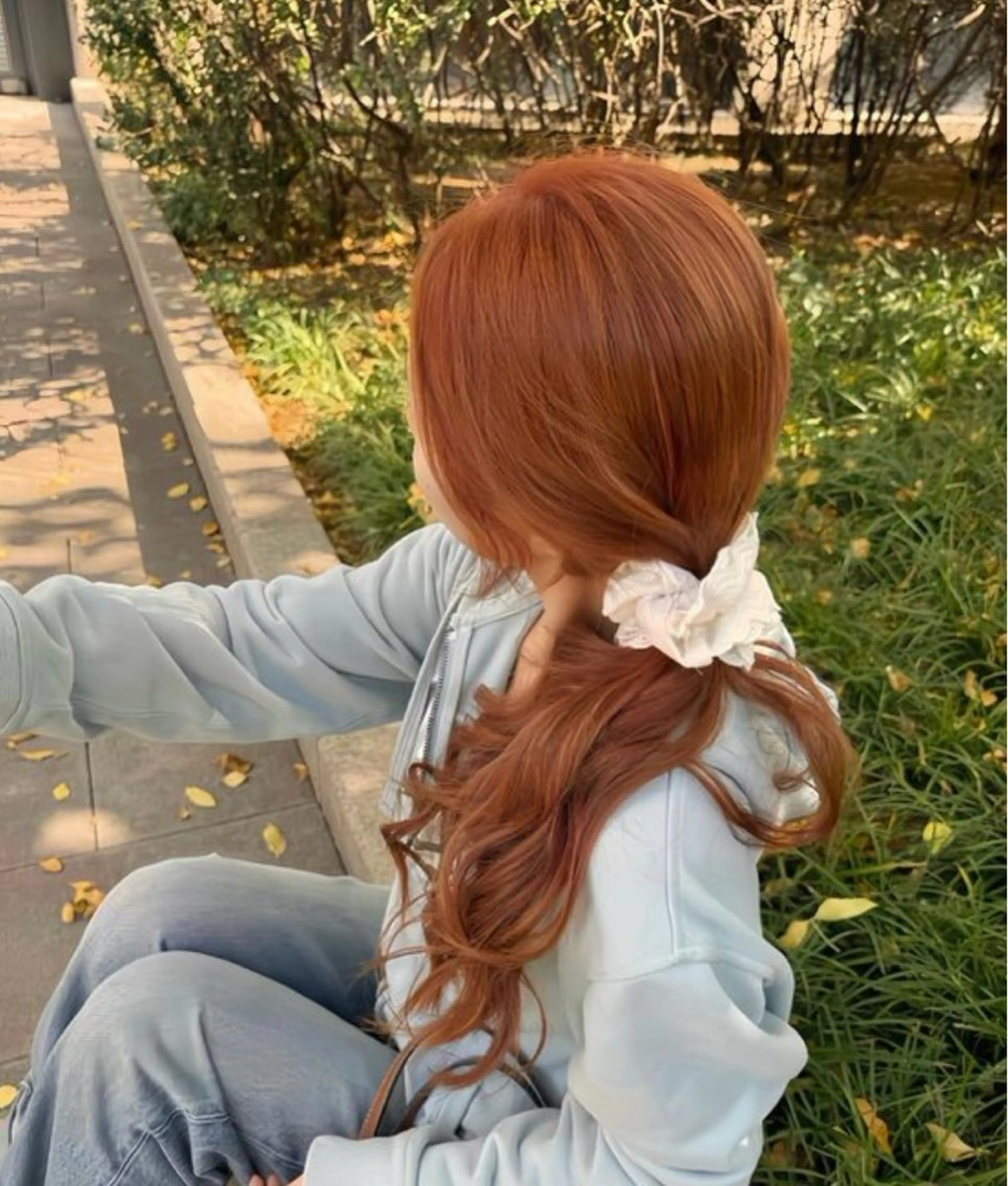 夏に向けた明るめカラー🧡🩵＋トリートメントの写真