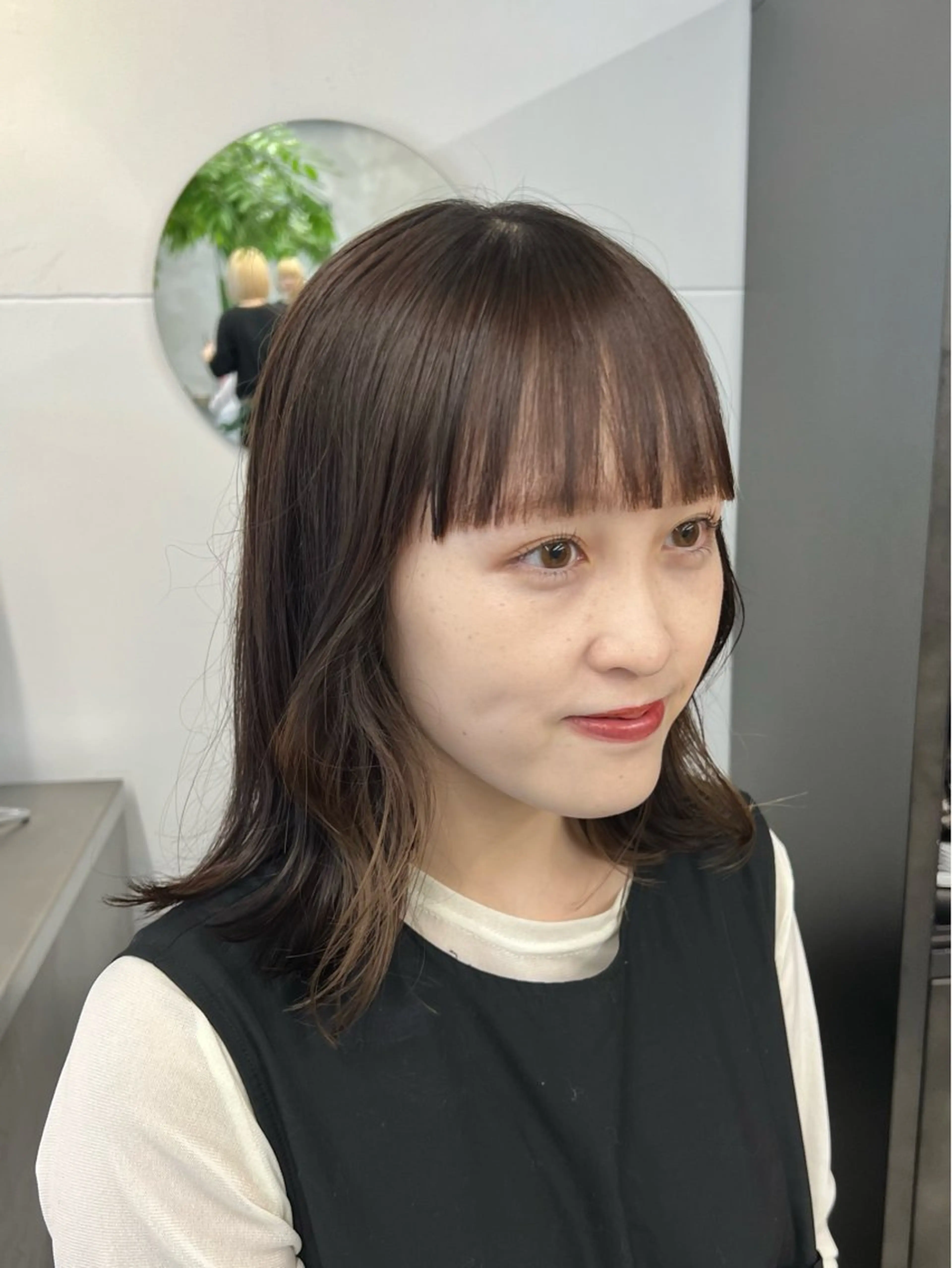 ミディアム INORI @de2poのヘアスタイル