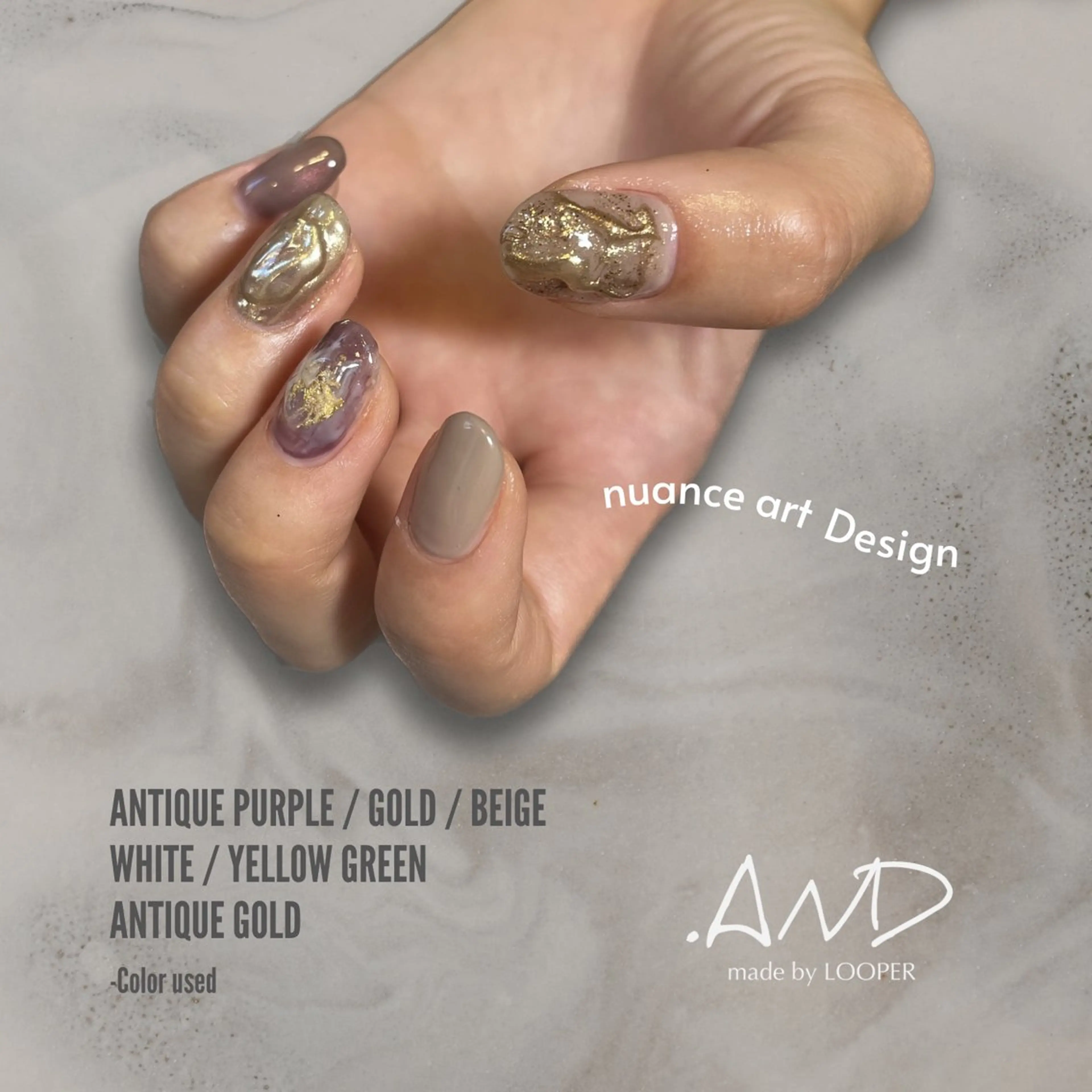 ネイル アートネイル ニュアンスネイル mzh ...のネイルデザイン