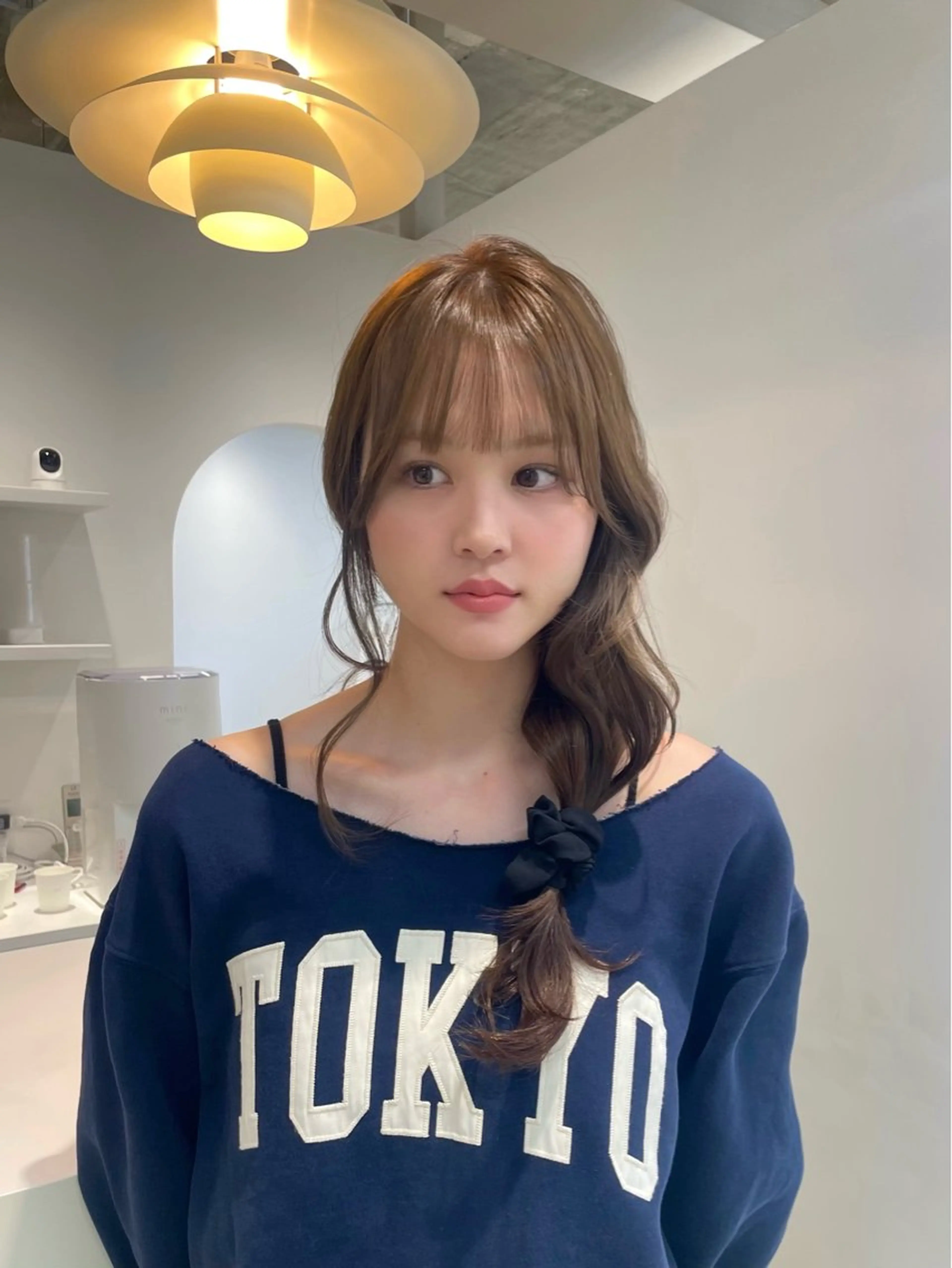 ロング カラー レイヤーカット カット ヘアカラー トリートメント H I ＮＡのヘアスタイル