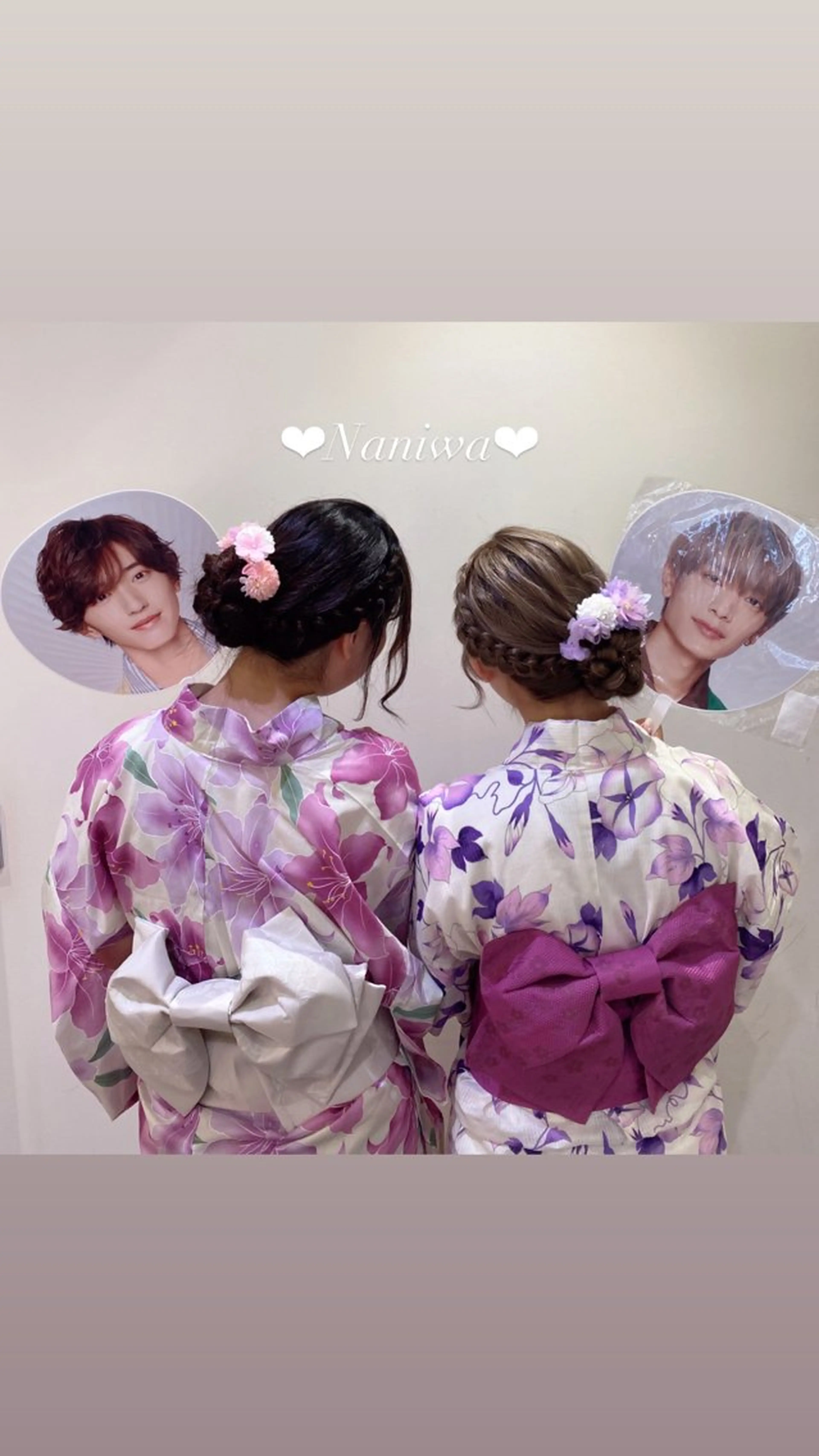 ヘアアレンジ 浴衣 エクステ🎀 暖色カラー🎀amiのヘアスタイル