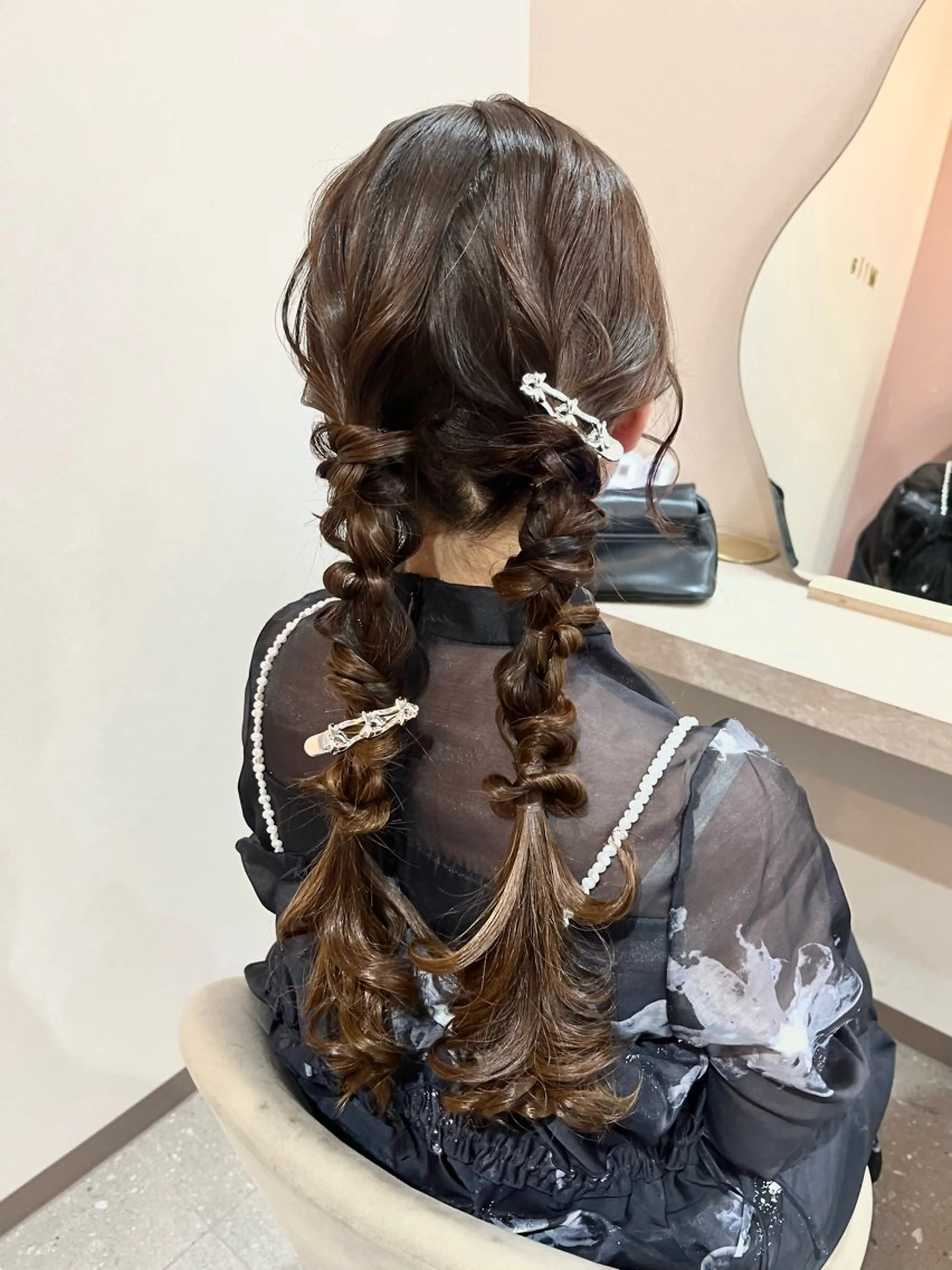 ヘアアレンジ ヘアセット Mila Akariのヘアスタイル