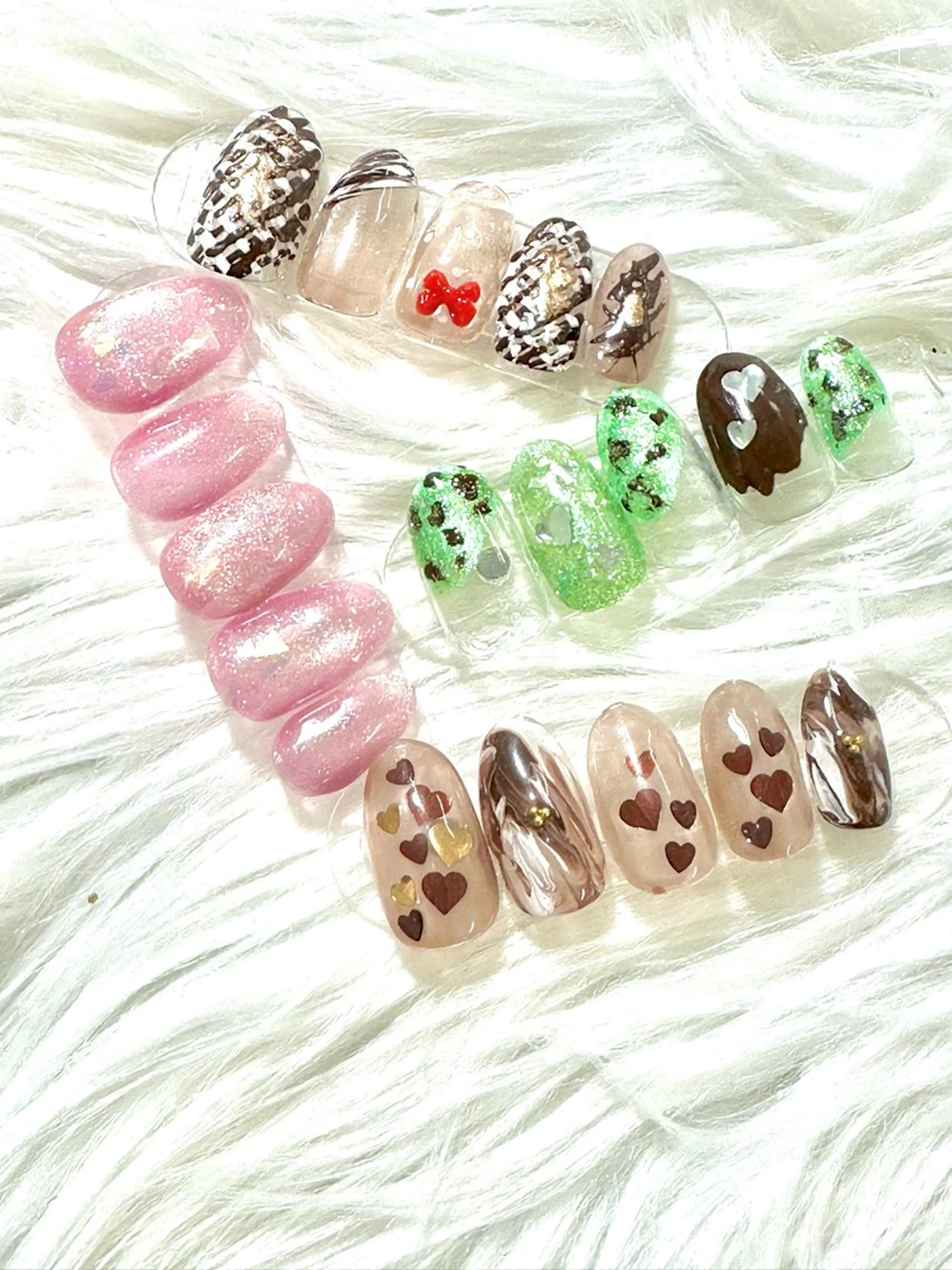 ネイル バレンタイン ハンドネイル Heartnail Hino Reinaのネイルデザイン