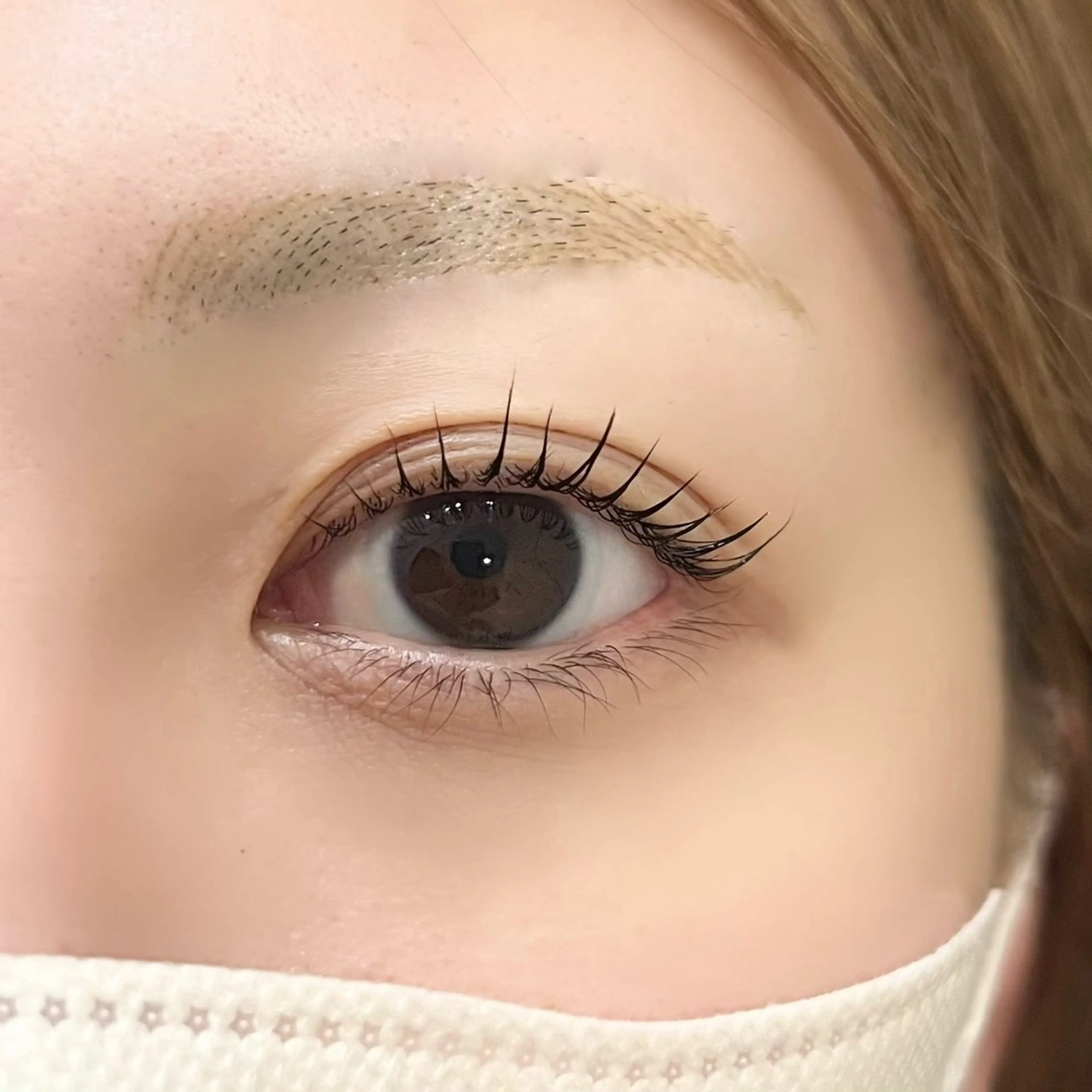 マツエク・マツパ パリジェンヌラッシュリフト moana nonのマツエク・マツパデザイン