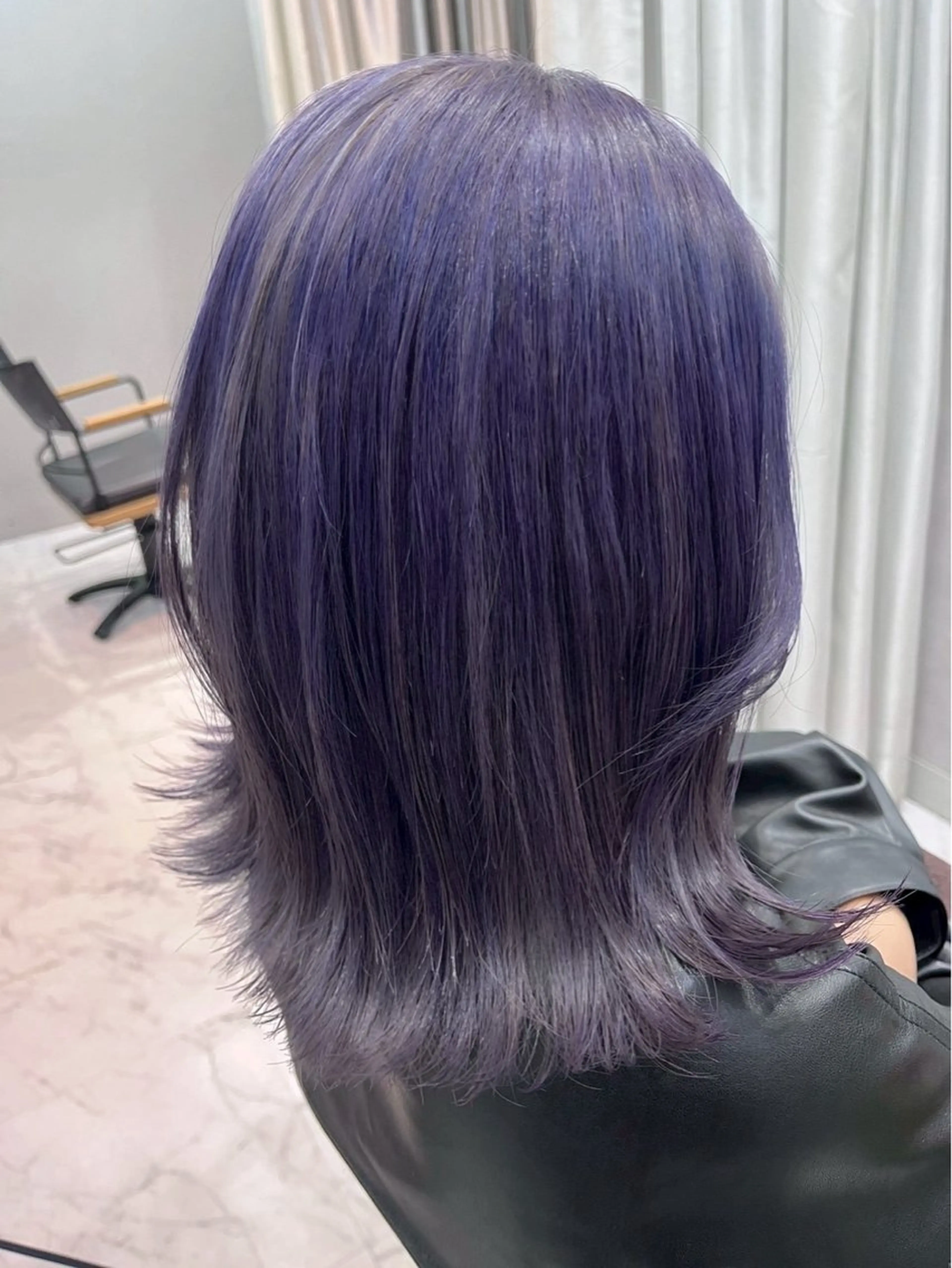 セミロング カラー カット ヘアカラー トリートメント ハイトーン/韓国風/ 艶髪/吉祥寺のヘアスタイル