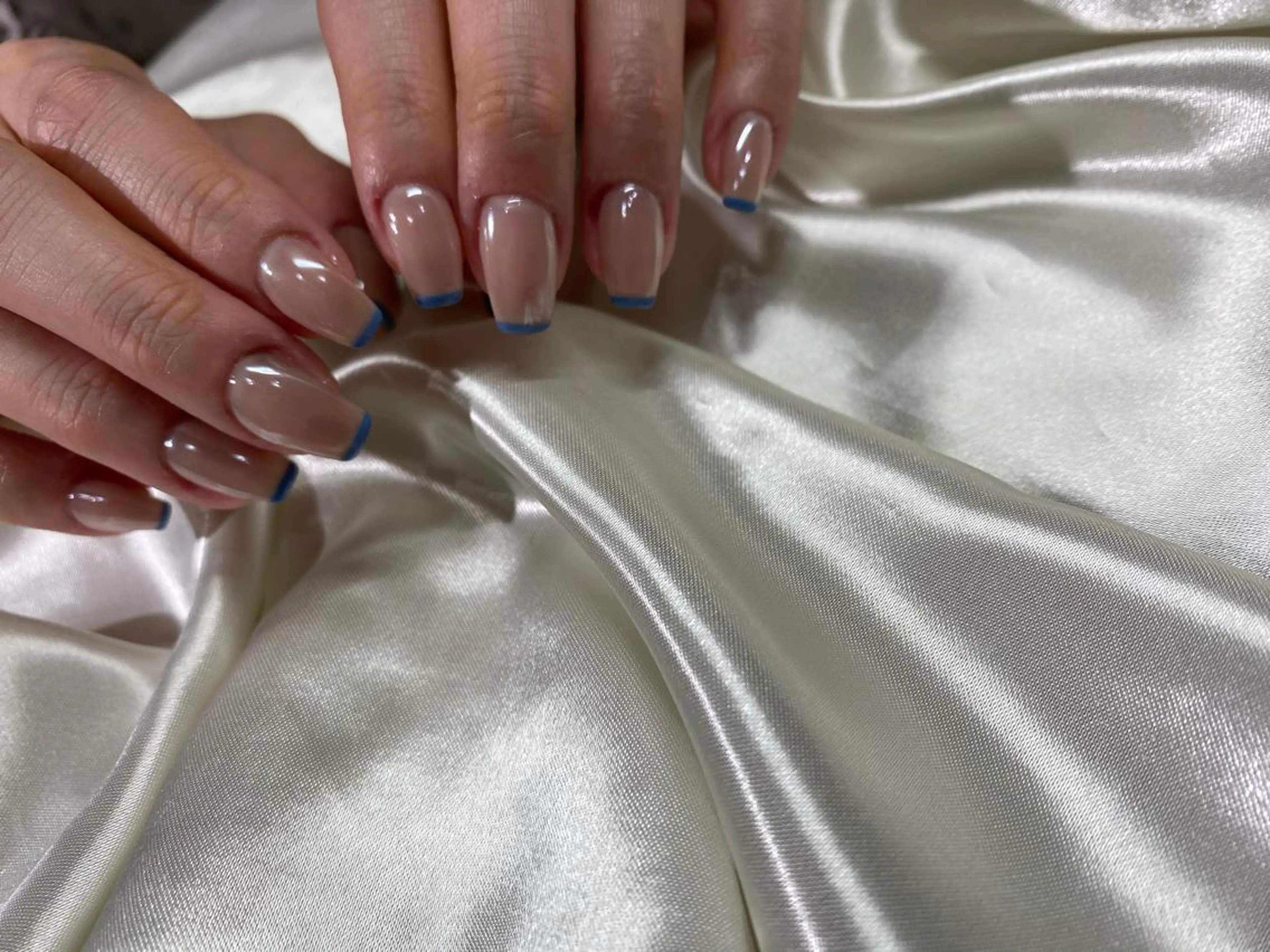 ネイル フレンチネイル ミラーネイル 持ち込み ニュアンスネイル ハンドネイル ハンドケア Charme. NOBUKOのネイルデザイン